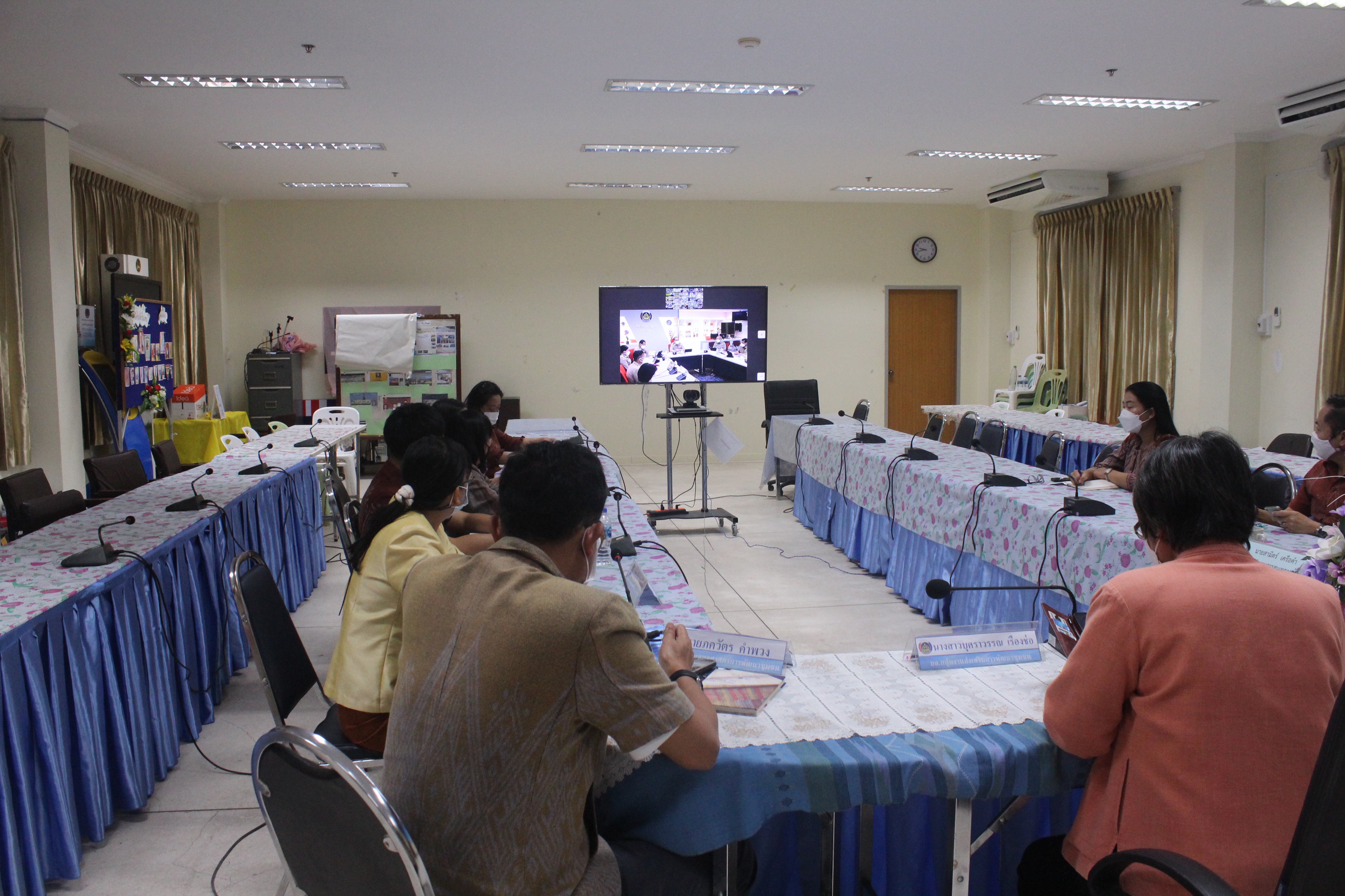 พช.หนองคาย ร่วมประชุมกรมการพัฒนาชุมชน ครั้งที่ 11 /2564 ผ่านระบบวิดีทัศน์ทางไกล (Video Conference)