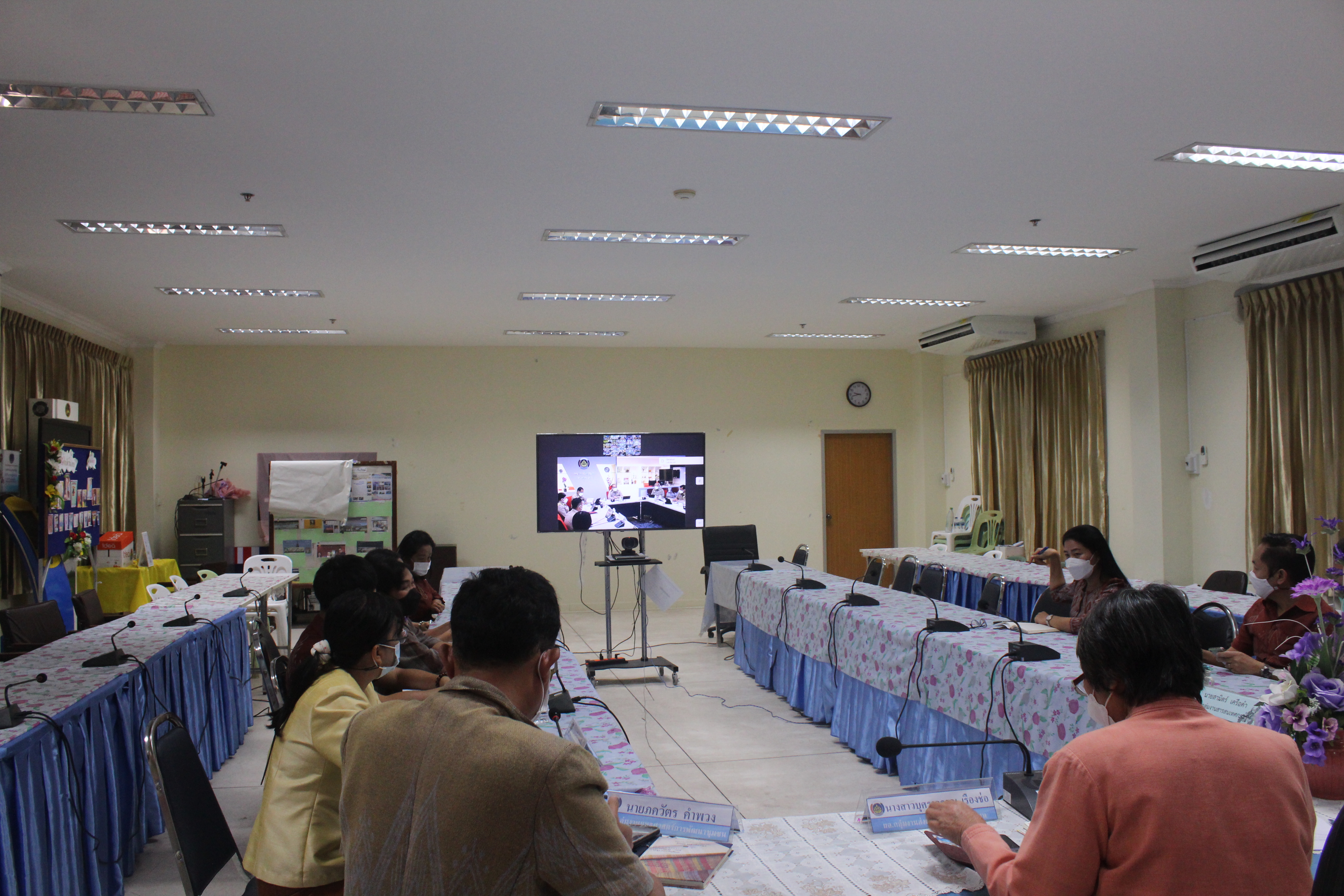 พช.หนองคาย ร่วมประชุมกรมการพัฒนาชุมชน ครั้งที่ 11 /2564 ผ่านระบบวิดีทัศน์ทางไกล (Video Conference)