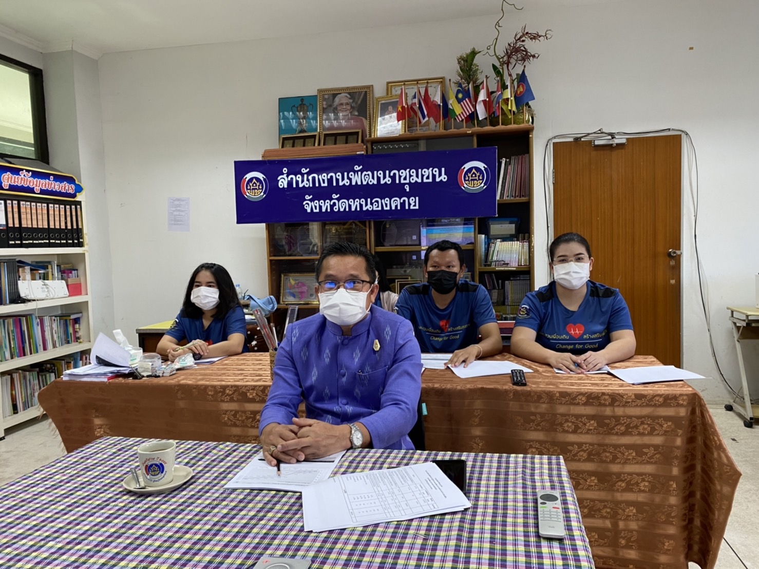 พช.หนองคาย เข้าร่วมประชุมติดตามการดำเนินงานและการใช้จ่ายงบประมาณกองทุนพัฒนาบทบาทสตรี ประจำปีงบประมาณ พ.ศ.2565 ผ่านระบบวีดีทัศน์ทางไกล (Video Conference) ครั้งที่ 9/2564
