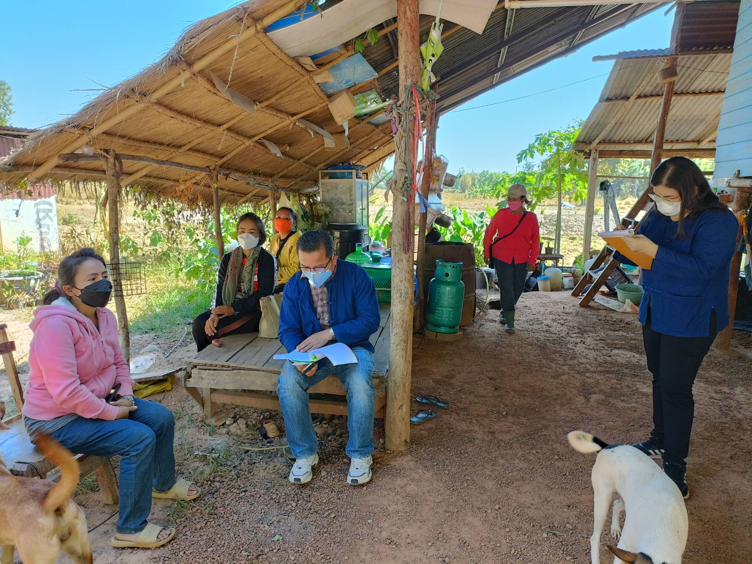 คณะอนุกรรมการบริหารกองทุนพัฒนาบทบาทสตรีจังหวัดหนองคาย ลงพื้นที่ติดตามประเมินและกลั่นกรองโครงการของสมาชิกกองทุนพัฒนาบทบาทสตรี ที่ยื่นขอกู้ยืมทุนหมุนเวียน อ.เฝ้าไร่ และ อ.โพนพิสัย