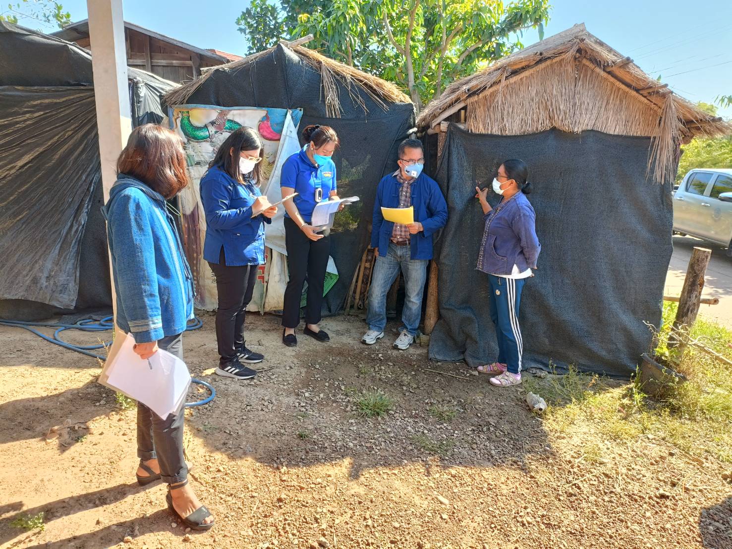 คณะอนุกรรมการบริหารกองทุนพัฒนาบทบาทสตรีจังหวัดหนองคาย ลงพื้นที่ติดตามประเมินและกลั่นกรองโครงการของสมาชิกกองทุนพัฒนาบทบาทสตรี ที่ยื่นขอกู้ยืมทุนหมุนเวียน อ.เฝ้าไร่ และ อ.โพนพิสัย