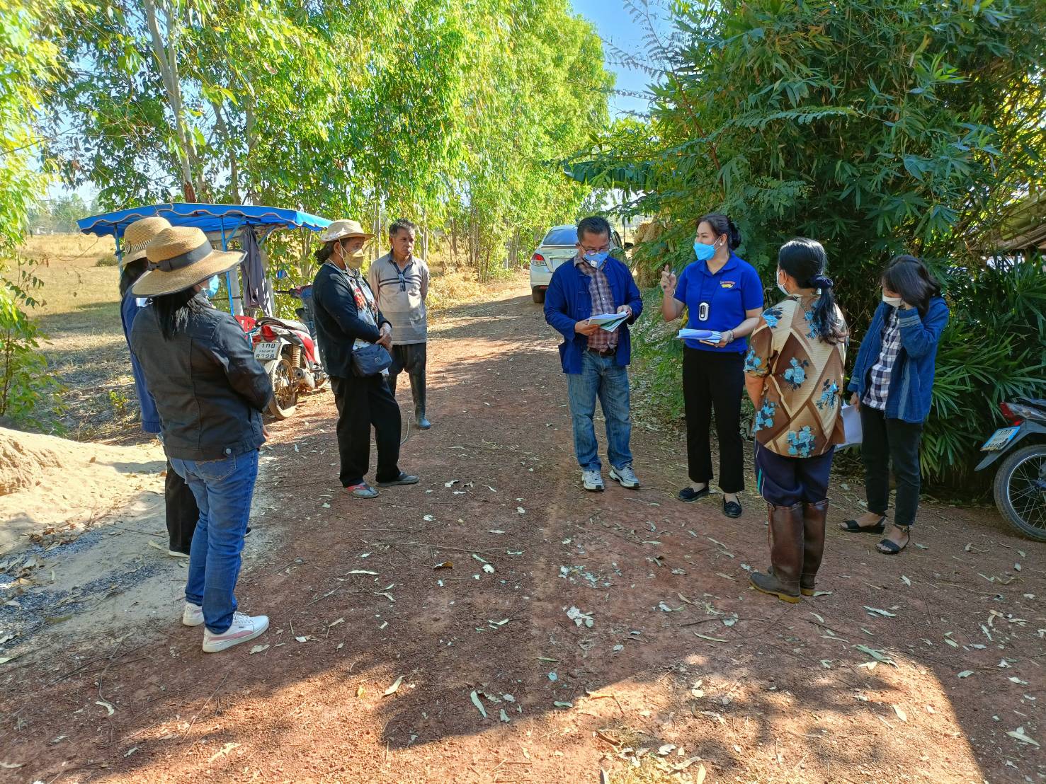 คณะอนุกรรมการบริหารกองทุนพัฒนาบทบาทสตรีจังหวัดหนองคาย ลงพื้นที่ติดตามประเมินและกลั่นกรองโครงการของสมาชิกกองทุนพัฒนาบทบาทสตรี ที่ยื่นขอกู้ยืมทุนหมุนเวียน อ.เฝ้าไร่ และ อ.โพนพิสัย