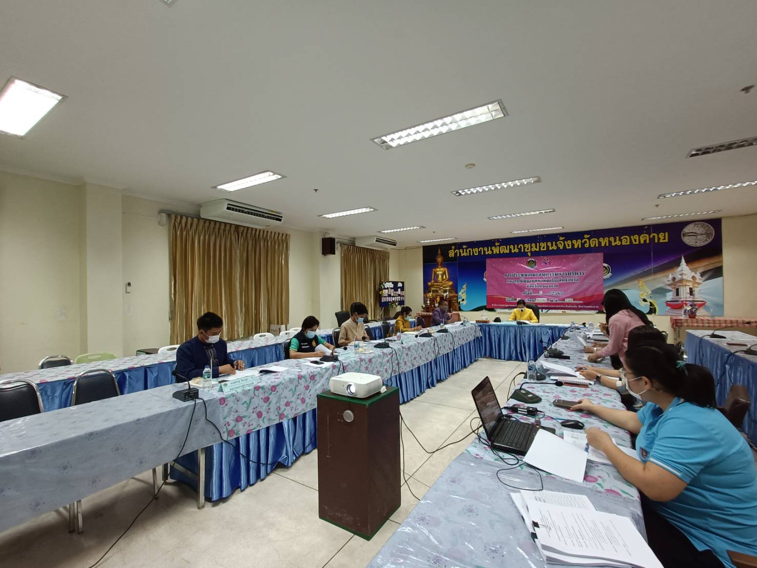 พช.หนองคาย ประชุมคณะอนุกรรมการบริหารกองทุนพัฒนาบทบาทสตรีระดับจังหวัด จังหวัดหนองคาย ครั้งที่ 2/2565 (ประจำปีงบประมาณ พ.ศ. 2565)