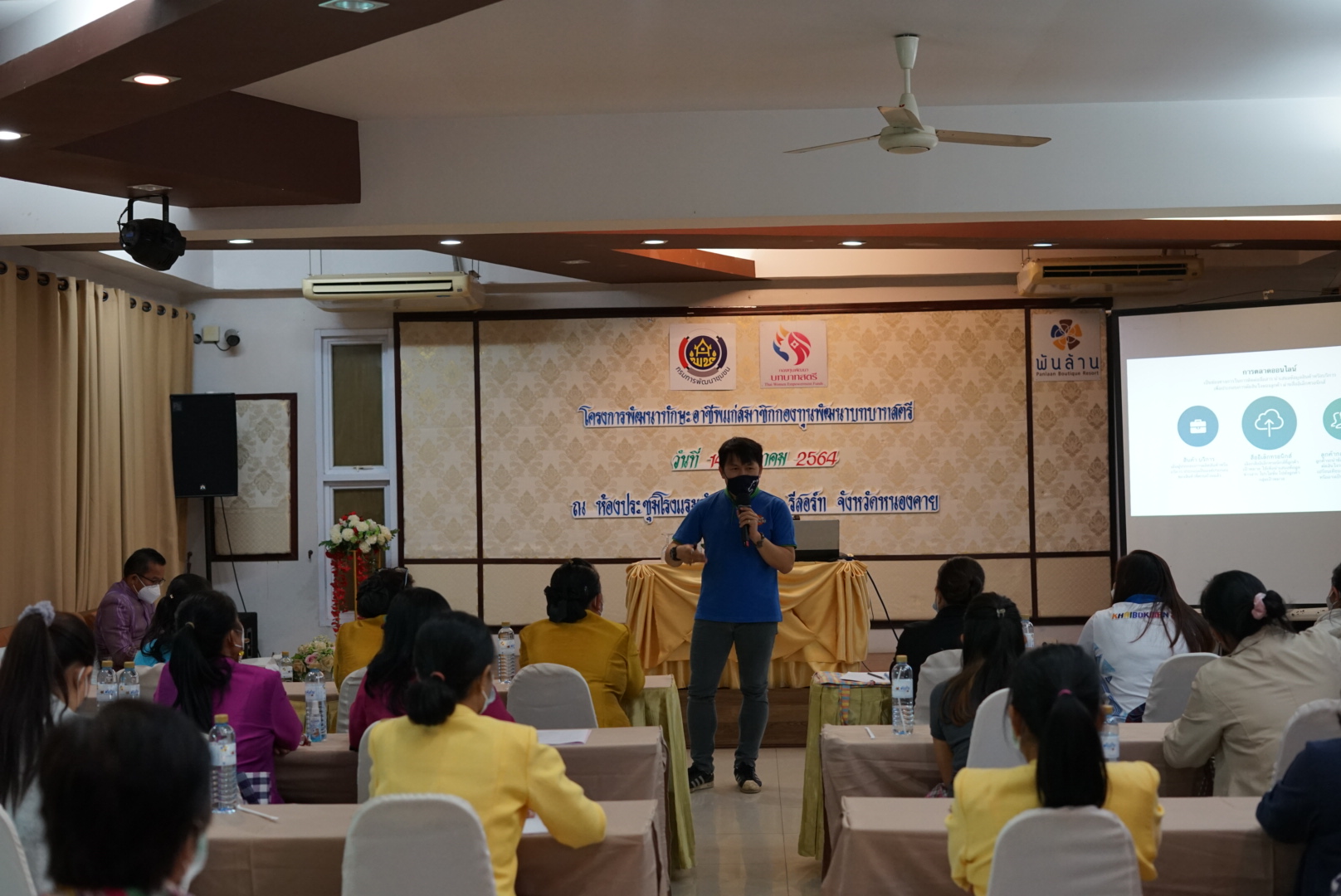 พช.หนองคาย พัฒนาทักษะอาชีพแก่กลุ่มสมาชิกกองทุนพัฒนาบทบาทสตรี สร้างความรู้ความเข้าใจด้านบริหารจัดการกลุ่มอาชีพ ผ่านโครงการพัฒนาทักษะอาชีพแก่กลุ่มสมาชิกกองทุนพัฒนาบทบาทสตรี