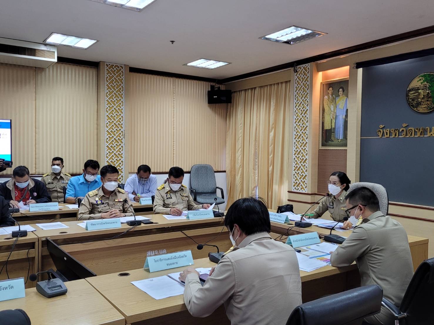 พช.หนองคาย ร่วมประชุมการขับเคลื่อนแนวทางเขตพัฒนาเศรษฐกิจพอเพียง (SEDZ) ด้วยโมเดลเศรษฐกิจใหม่