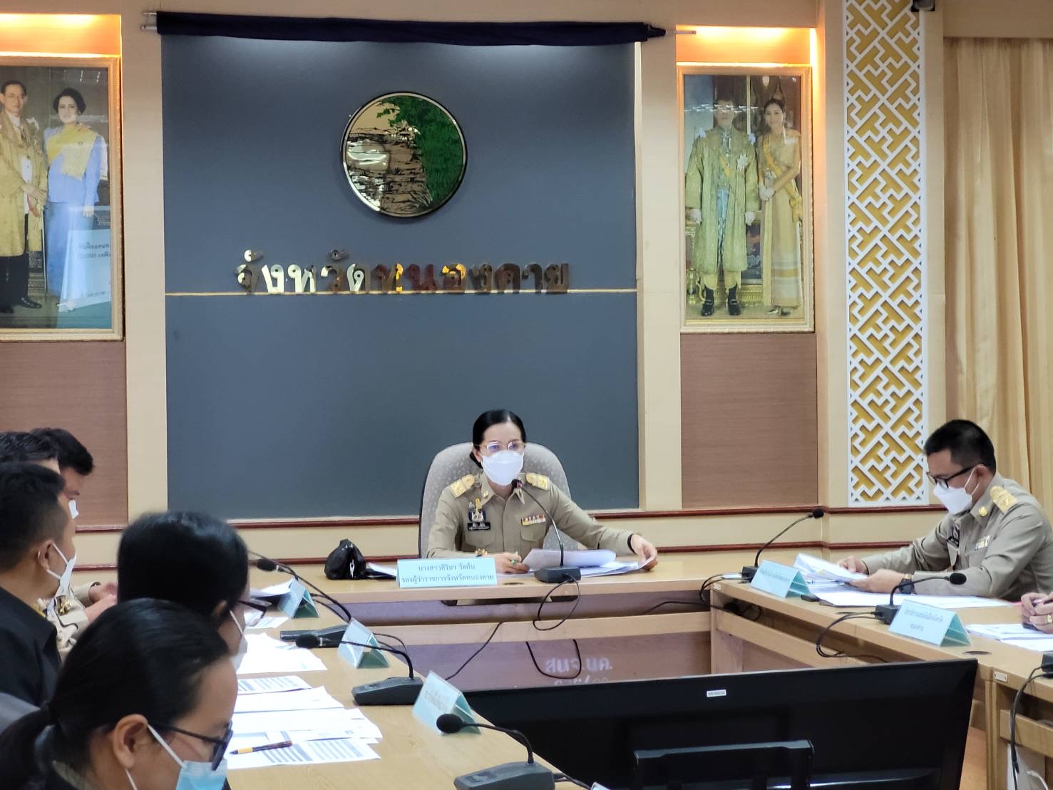 พช.หนองคาย ร่วมประชุมการขับเคลื่อนแนวทางเขตพัฒนาเศรษฐกิจพอเพียง (SEDZ) ด้วยโมเดลเศรษฐกิจใหม่