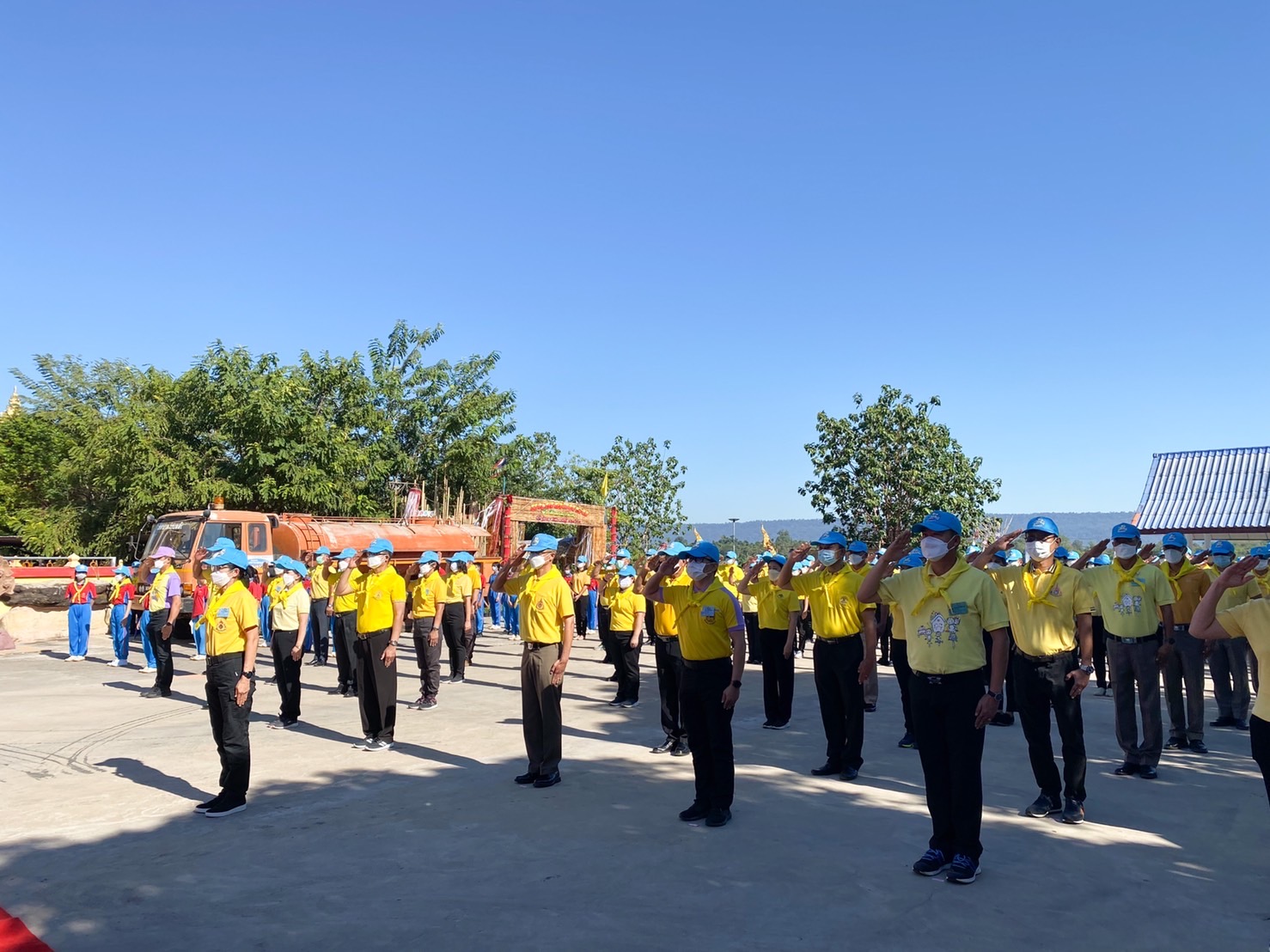 พช.หนองคาย ร่วมกิจกรรมจิตอาสาพัฒนาน้อมรำลึกในพระมหากรุณาธิคุณเนื่องในวันสมเด็จพระเจ้าตากสินมหาราช 28 ธันวาคม 2564