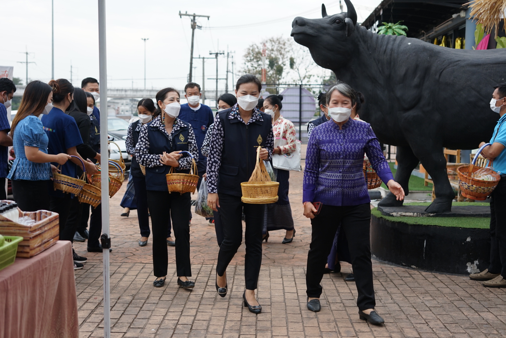 พช.หนองคาย ร่วมกิจกรรมการลงพื้นที่ติดตามภารกิจชมรมแม่บ้านมหาดไทยจังหวัดหนองคาย ของชมรมแม่บ้านมหาดไทยจังหวัดหนองคาย ในพื้นที่อำเภอเมืองหนองคาย จังหวัดหนองคาย