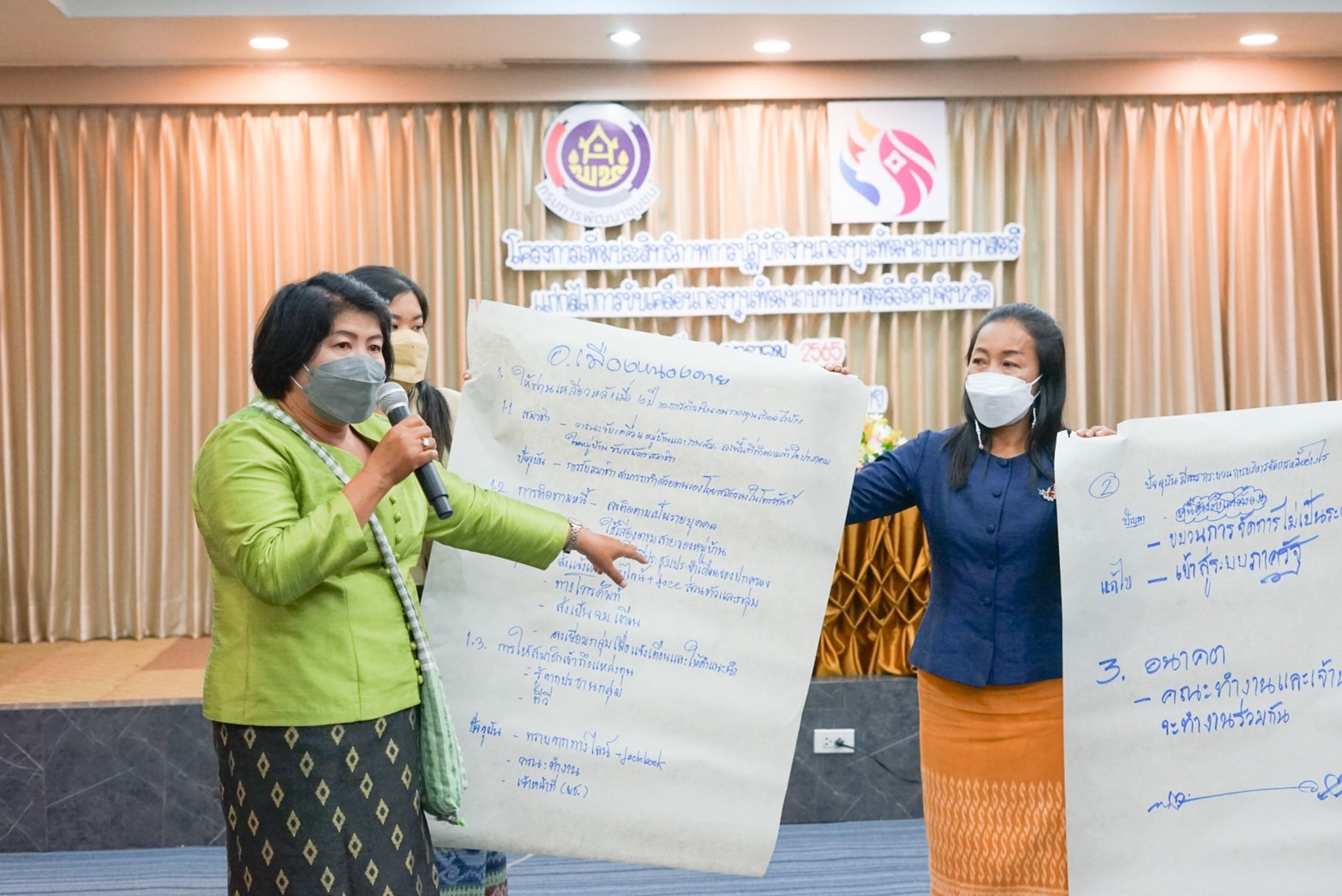 พช.หนองคาย จัดโครงการเพิ่มประสิทธิภาพการปฏิบัติงานกองทุนพัฒนาบทบาทสตรีแก่กลไกการขับเคลื่อนกองทุนพัฒนาบทบาทสตรี ระดับจังหวัด