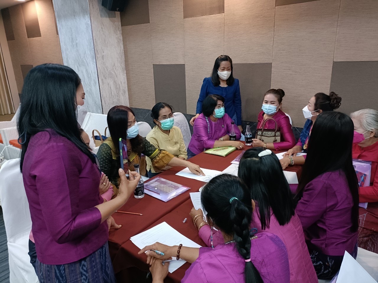 พช.หนองคาย จัดโครงการพัฒนาระบบบริหารจัดการกองทุนและการประเมินผลทุนหมุนเวียนกองทุนพัฒนาบทบาทสตรีดีประจำปีบัญชี 2565