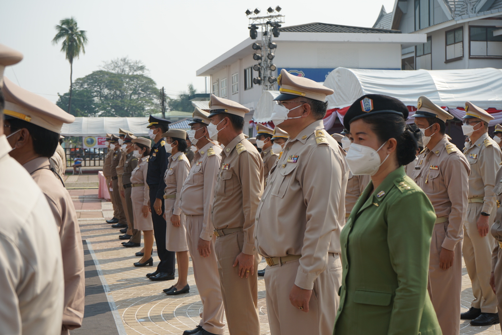 พช.หนองคาย ร่วมพิธีสักการะสิ่งศักดิ์สิทธิ์ พิธีบวงสรวง และทำบุญอุทิศส่วนกุศลให้กับบรรพบุรุษ ในงาน “ฉลองอนุสาวรีย์ปราบฮ่อ ใต้ร่มพระบารมี 195 ปี เมืองหนองคาย”
