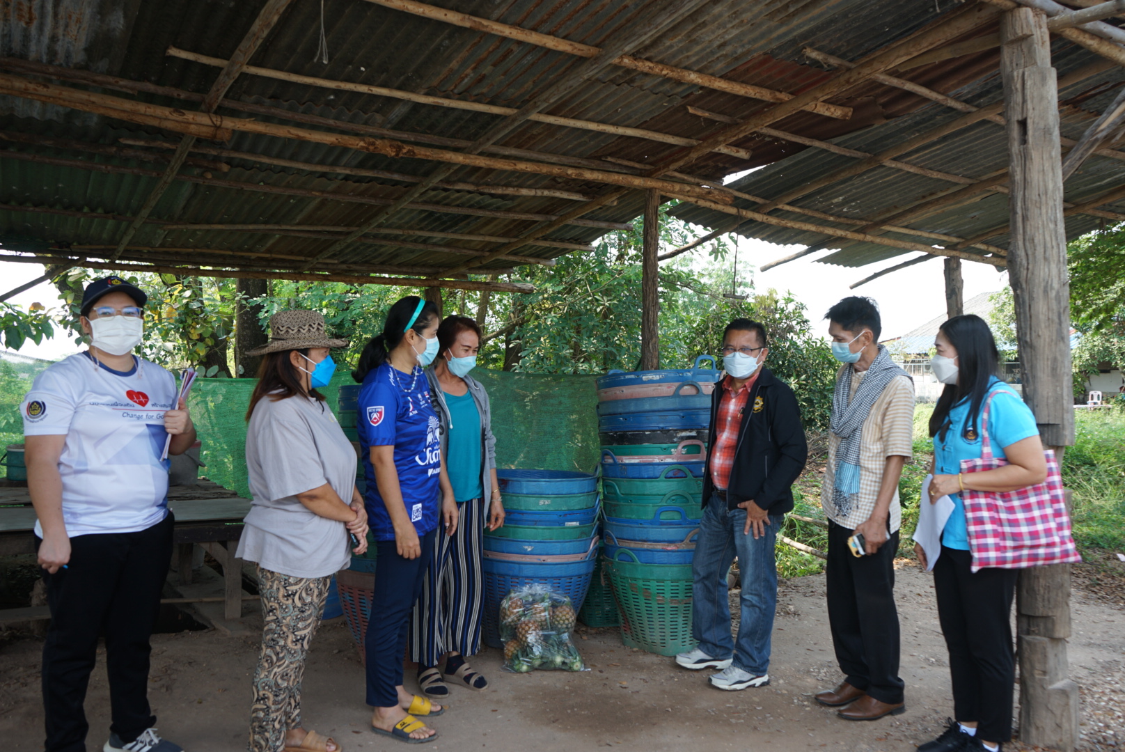 คณะอนุกรรมการบริหารกองทุนพัฒนาบทบาทสตรีจังหวัดหนองคาย ลงพื้นที่ติดตามประเมินและกลั่นกรองโครงการของสมาชิกกองทุนพัฒนาบทบาทสตรี ที่ยื่นขอกู้ยืมทุนหมุนเวียน อ.ศรีเชียงใหม่ และ อ.สังคม