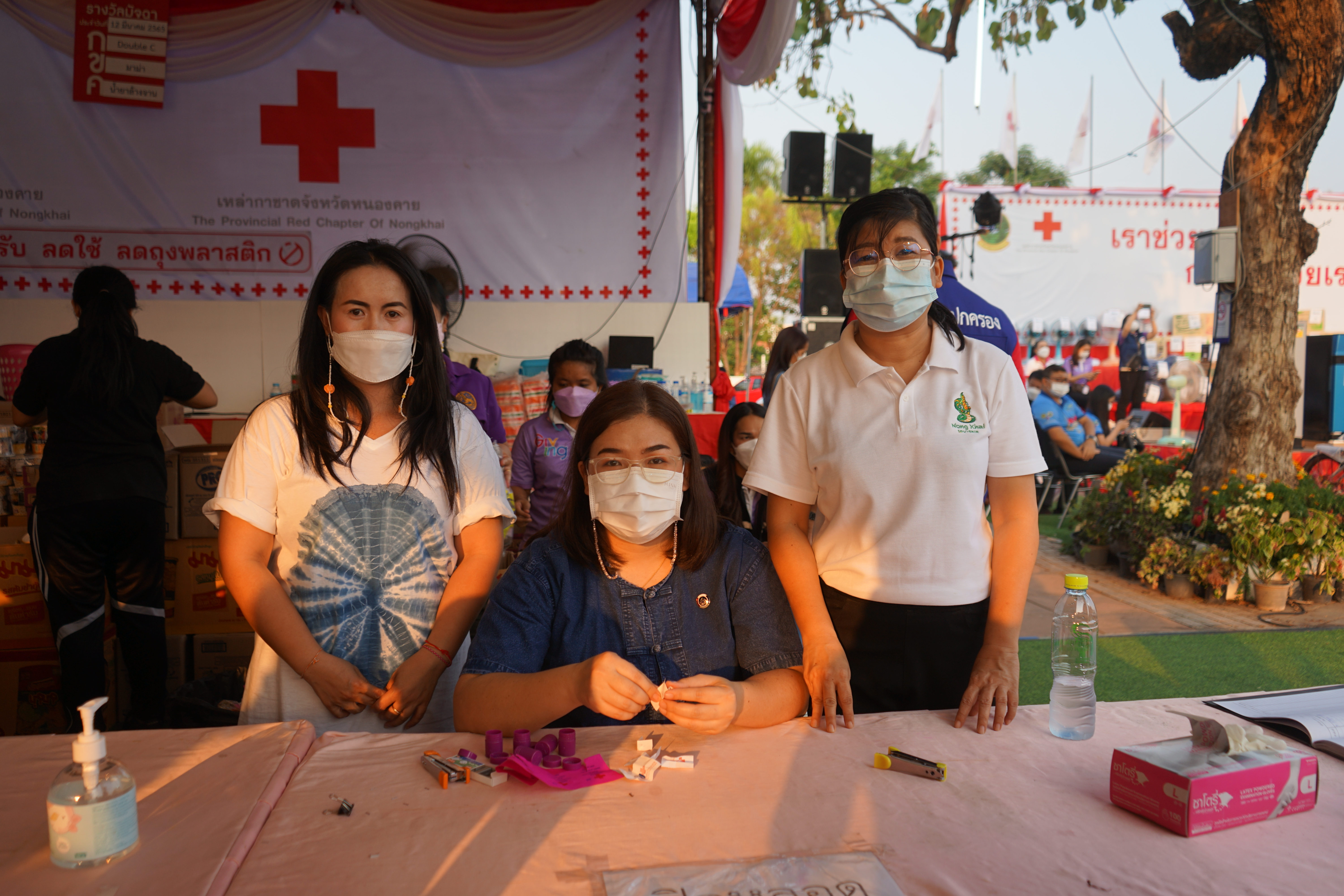 พช.หนองคาย ร่วมปฏิบัติหน้าที่งานกาชาด ประจำปี 2565