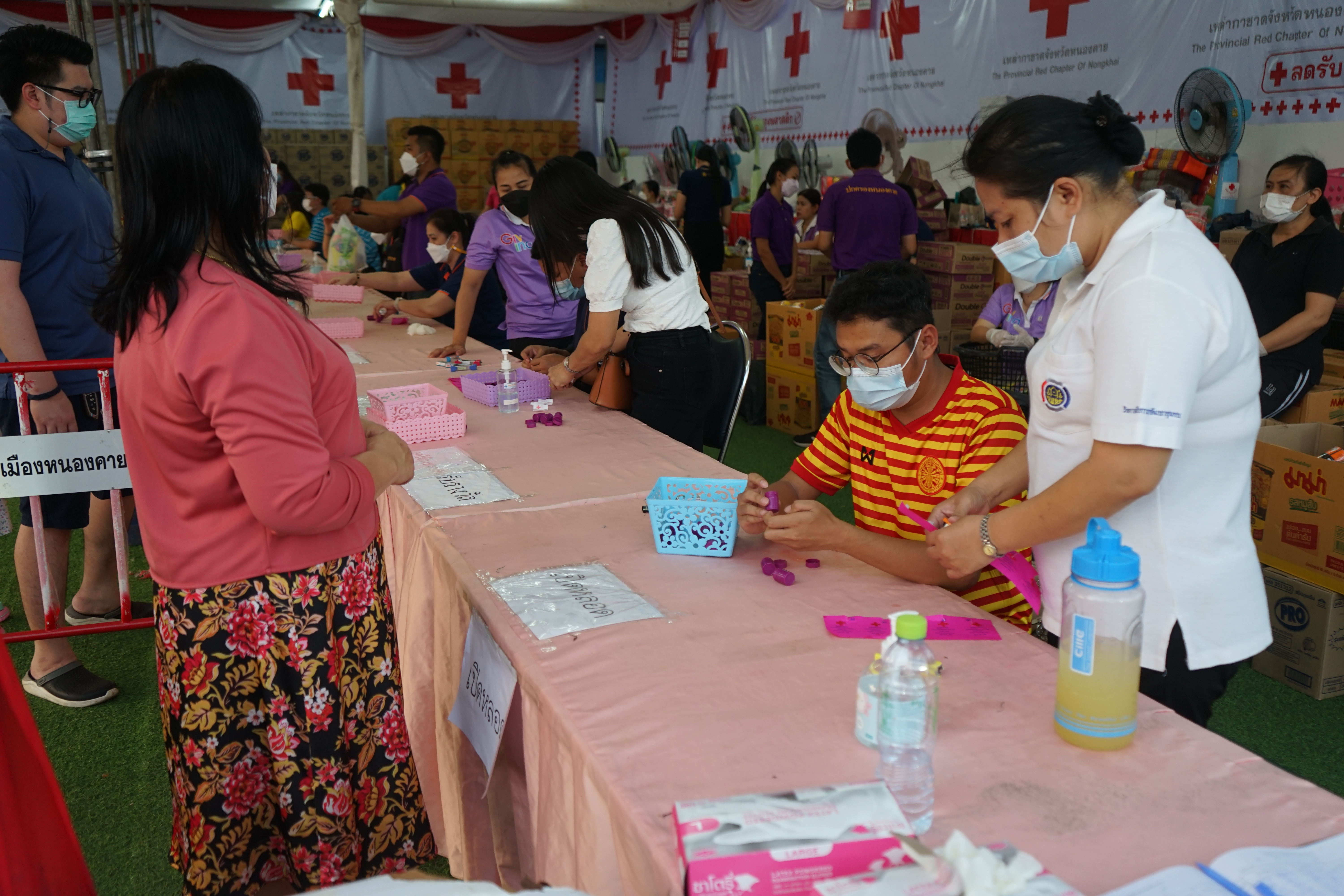 พช.หนองคาย ร่วมปฏิบัติหน้าที่งานกาชาด ประจำปี 2565