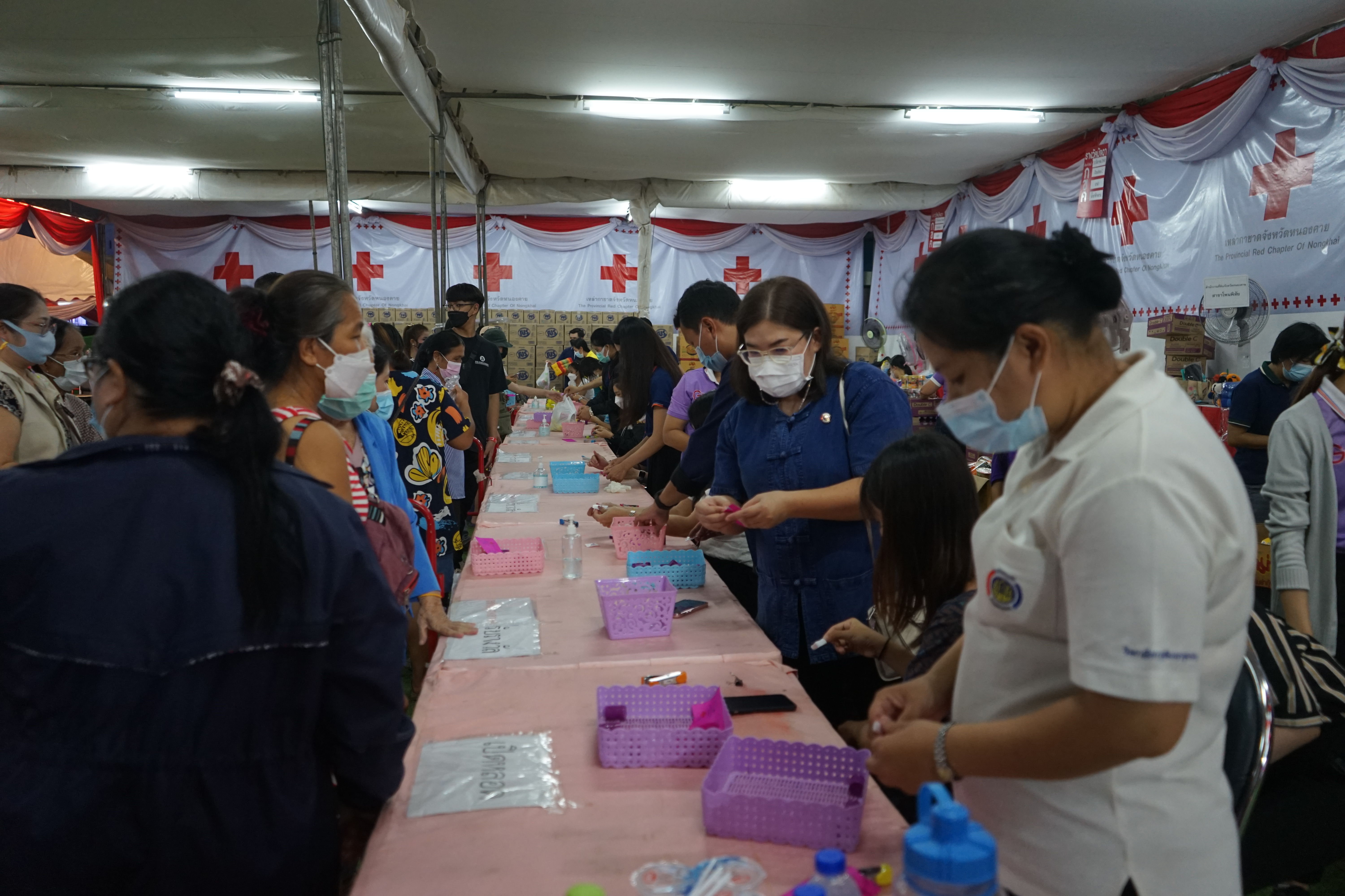 พช.หนองคาย ร่วมปฏิบัติหน้าที่งานกาชาด ประจำปี 2565