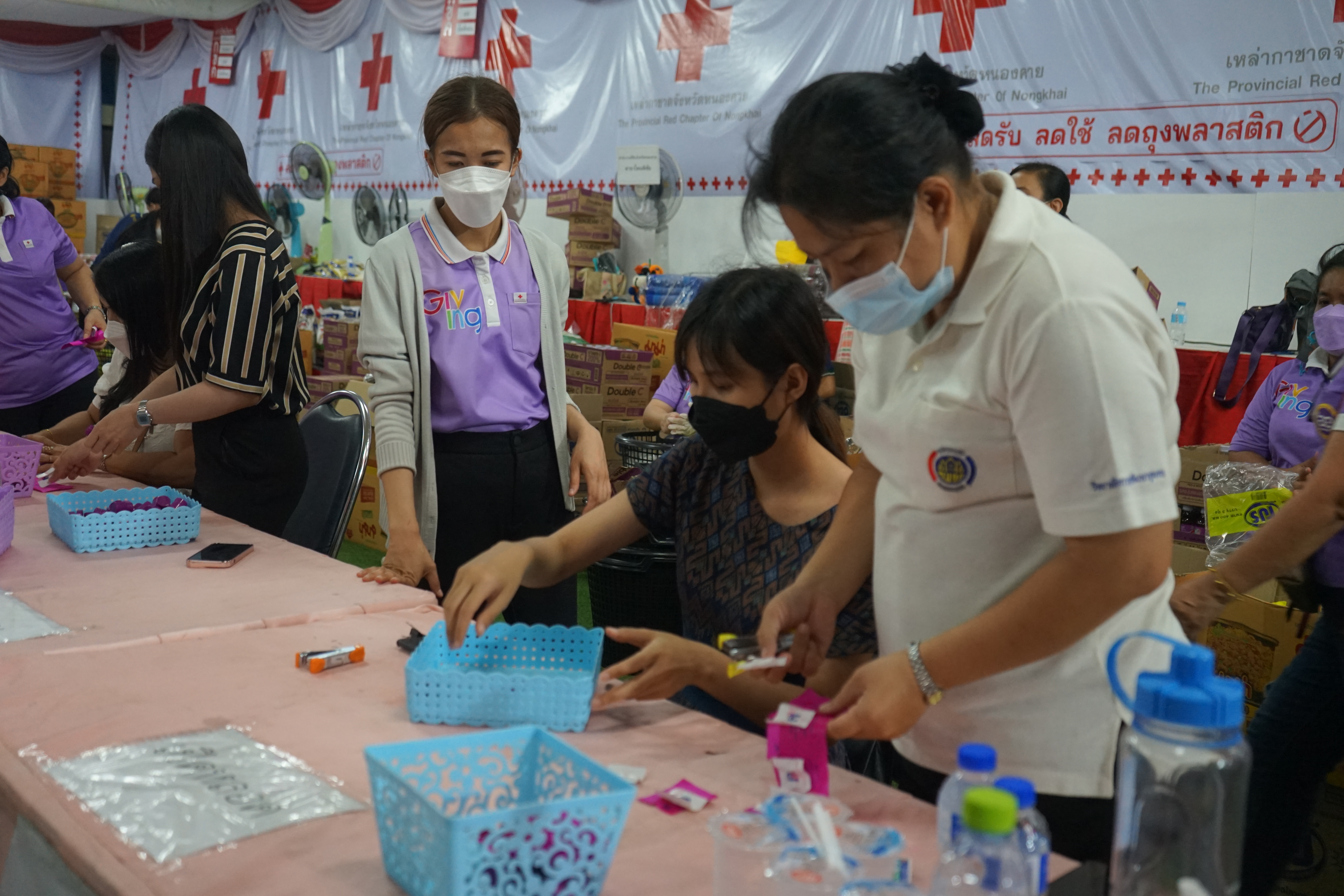 พช.หนองคาย ร่วมปฏิบัติหน้าที่งานกาชาด ประจำปี 2565