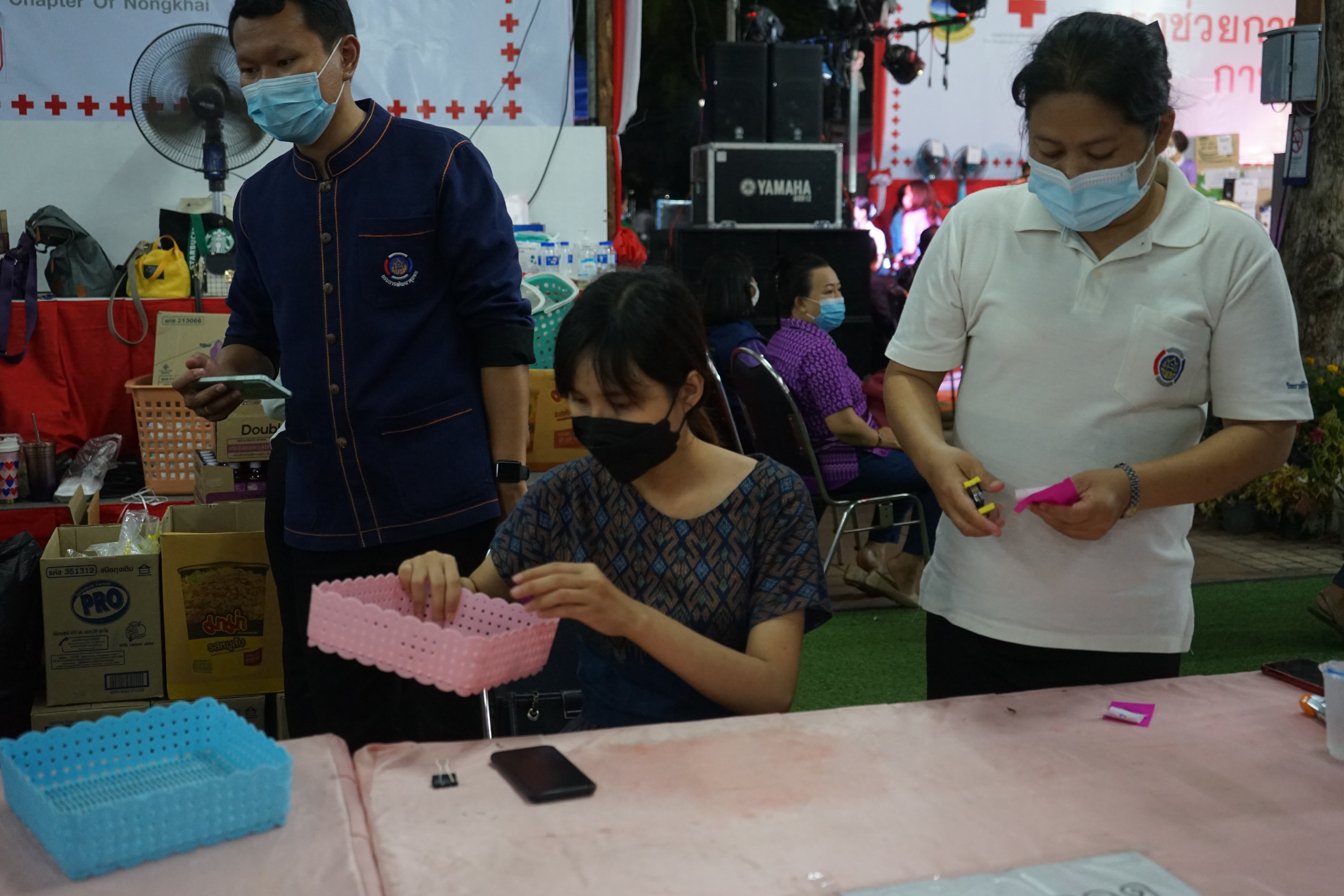 พช.หนองคาย ร่วมปฏิบัติหน้าที่งานกาชาด ประจำปี 2565