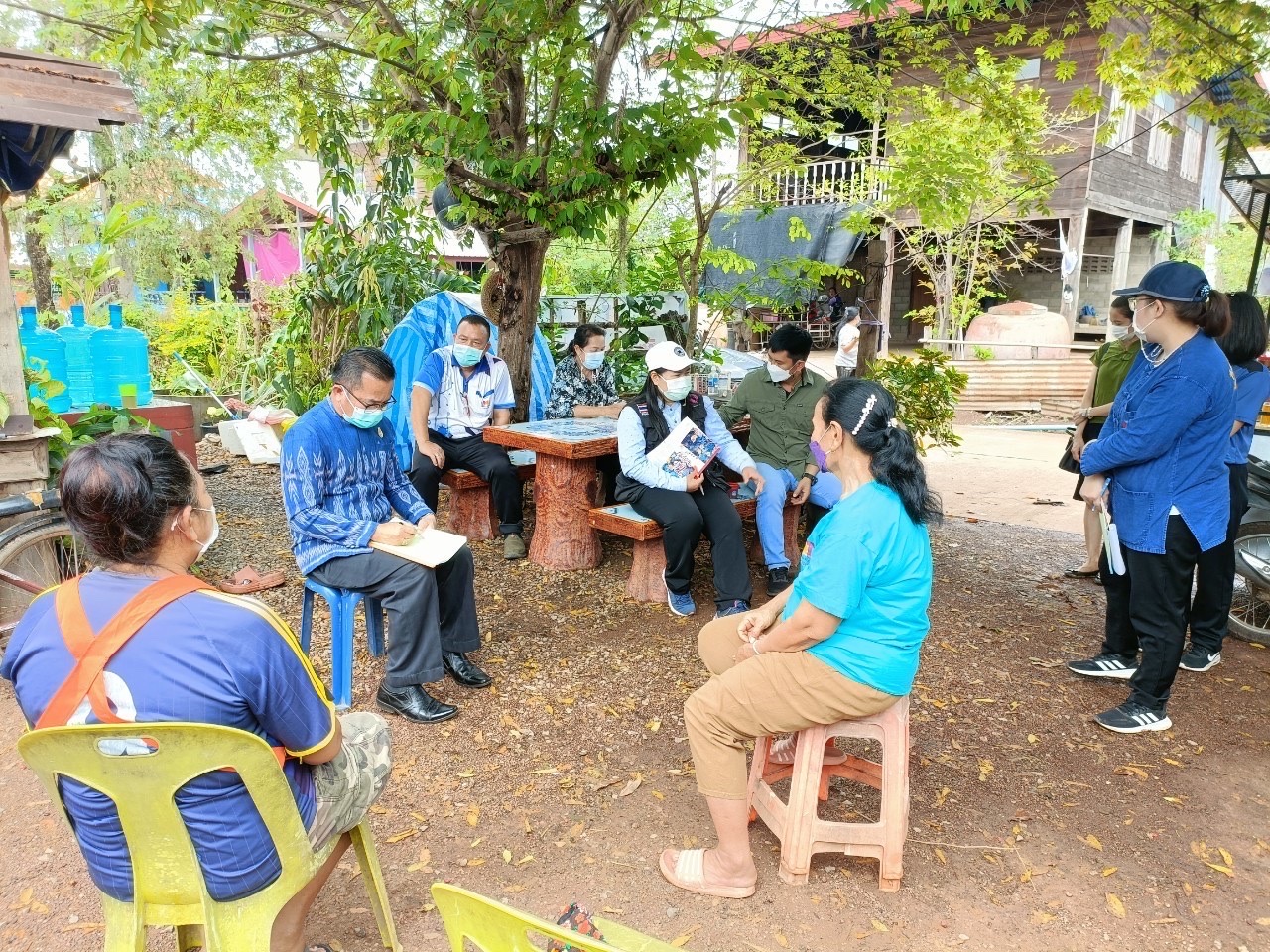 คณะอนุกรรมการบริหารกองทุนพัฒนาบทบาทสตรีจังหวัดหนองคาย ลงพื้นที่ติดตามประเมินและกลั่นกรองโครงการของสมาชิกกองทุนพัฒนาบทบาทสตรี ที่ยื่นขอกู้ยืมทุนหมุนเวียน อ.เมืองหนองคาย และอำเภอเฝ้าไร่