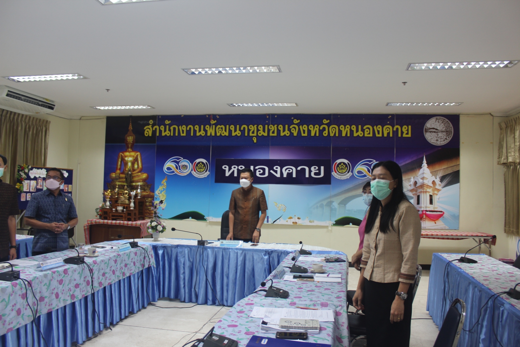 พช.หนองคาย ร่วมประชุมกรมการพัฒนาชุมชน ครั้งที่ 3/2565 ผ่านระบบวีดิทัศน์ทางไกล Video Conference