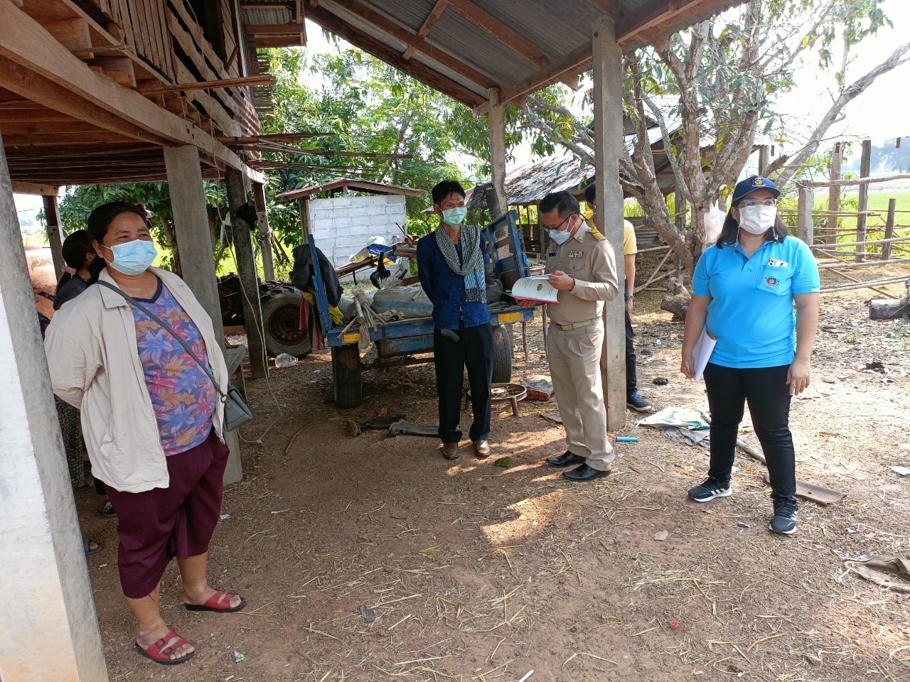 คณะอนุกรรมการบริหารกองทุนพัฒนาบทบาทสตรีจังหวัดหนองคาย ลงพื้นที่ติดตามประเมินและกลั่นกรองโครงการของสมาชิกกองทุนพัฒนาบทบาทสตรี ที่ยื่นขอกู้ยืมทุนหมุนเวียน อ.ท่าบ่อ อ.โพธิ์ตาก และ อ.สระใคร