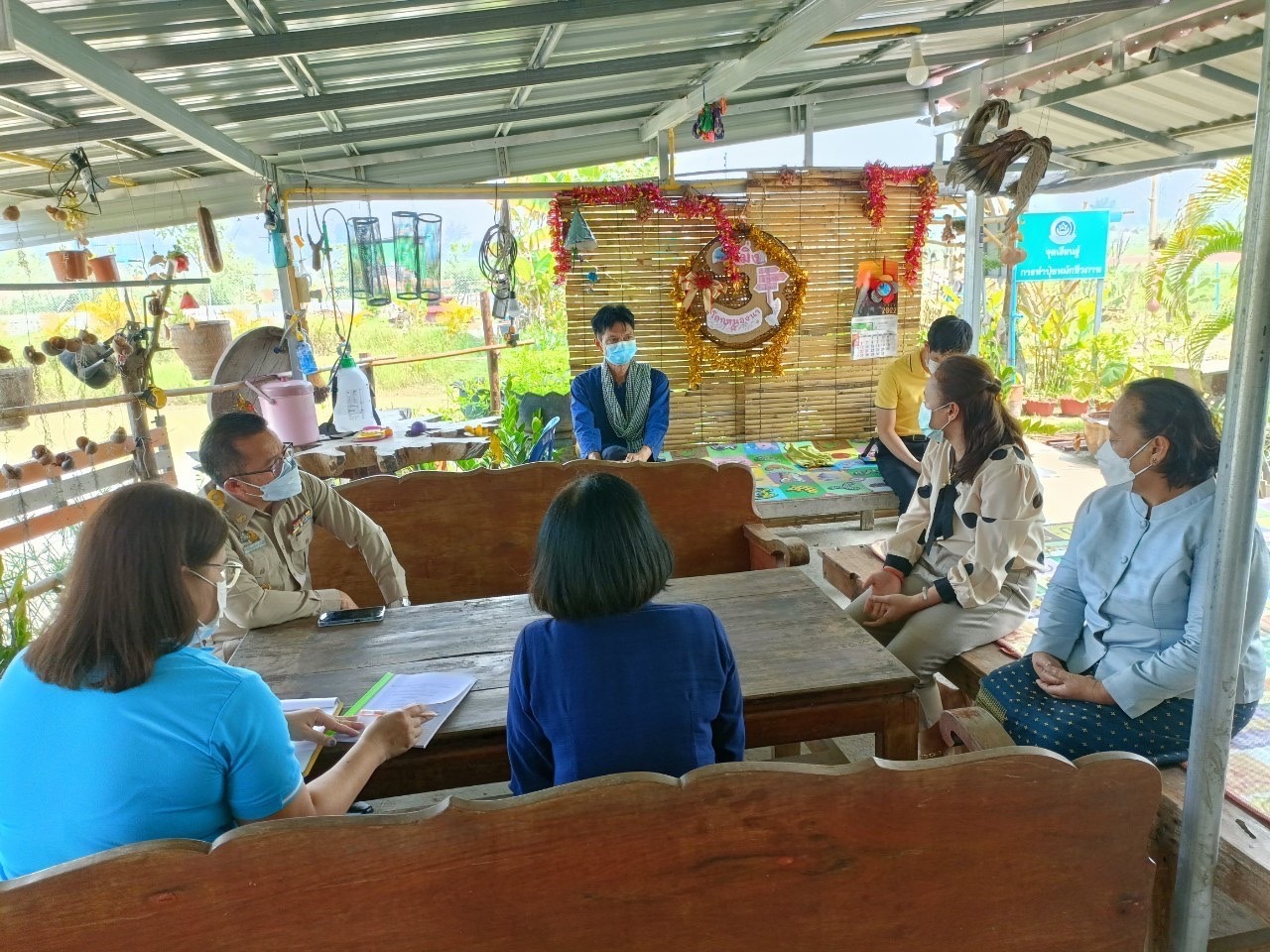 คณะอนุกรรมการบริหารกองทุนพัฒนาบทบาทสตรีจังหวัดหนองคาย ลงพื้นที่ติดตามประเมินและกลั่นกรองโครงการของสมาชิกกองทุนพัฒนาบทบาทสตรี ที่ยื่นขอกู้ยืมทุนหมุนเวียน อ.ท่าบ่อ อ.โพธิ์ตาก และ อ.สระใคร