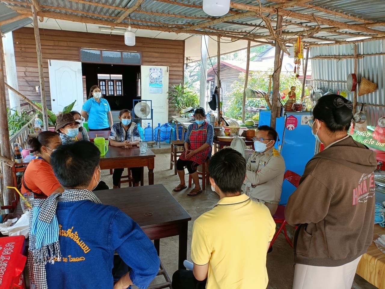 คณะอนุกรรมการบริหารกองทุนพัฒนาบทบาทสตรีจังหวัดหนองคาย ลงพื้นที่ติดตามประเมินและกลั่นกรองโครงการของสมาชิกกองทุนพัฒนาบทบาทสตรี ที่ยื่นขอกู้ยืมทุนหมุนเวียน อ.ท่าบ่อ อ.โพธิ์ตาก และ อ.สระใคร