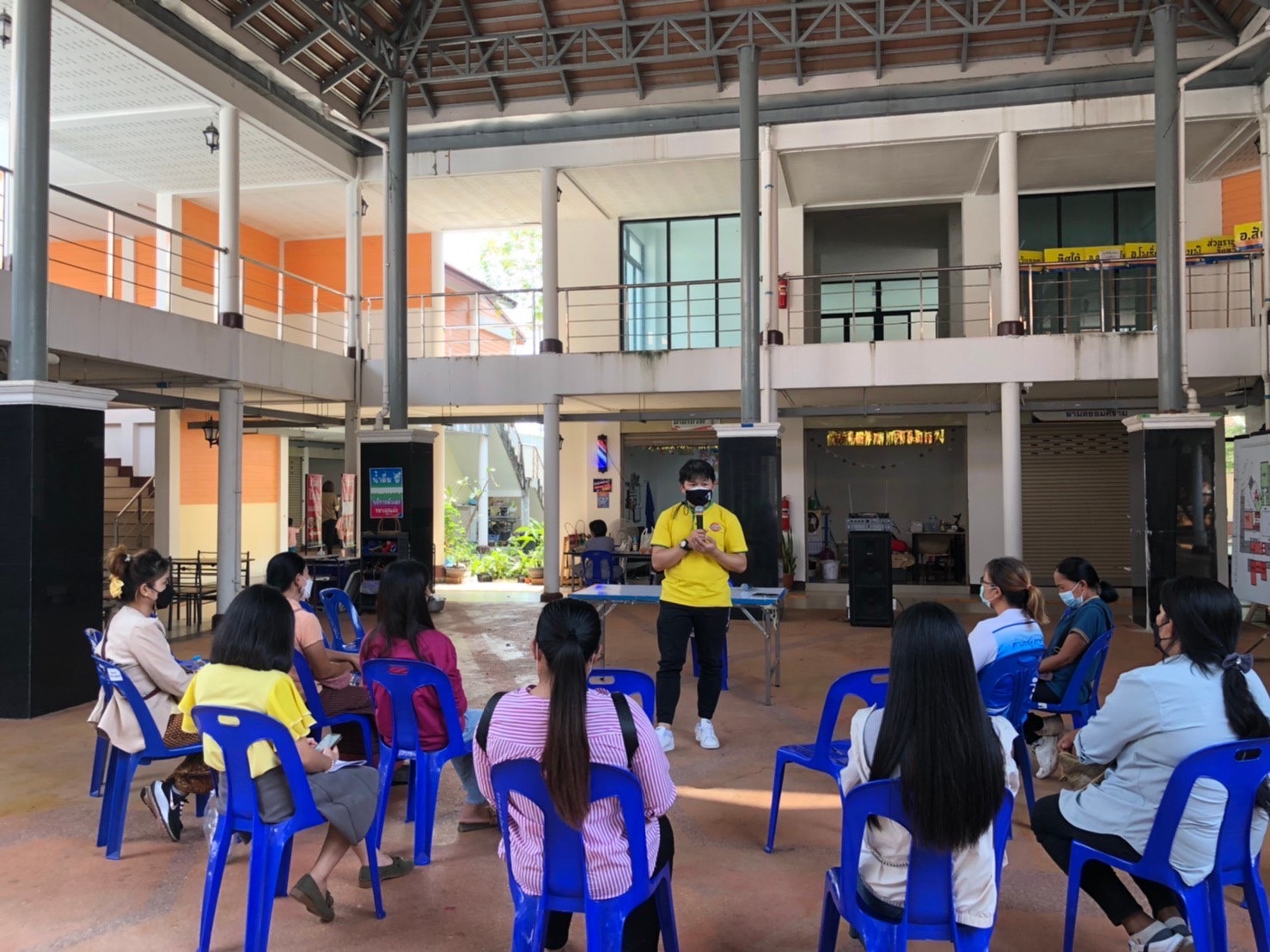 พช.หนองคาย จัดกิจกรรมส่งเสริมช่องทางการตลาดผลิตภัณฑ์กลุ่มอาชีพ สมาชิกกองทุนพัฒนาบทบาทสตรี จังหวัดหนองคาย