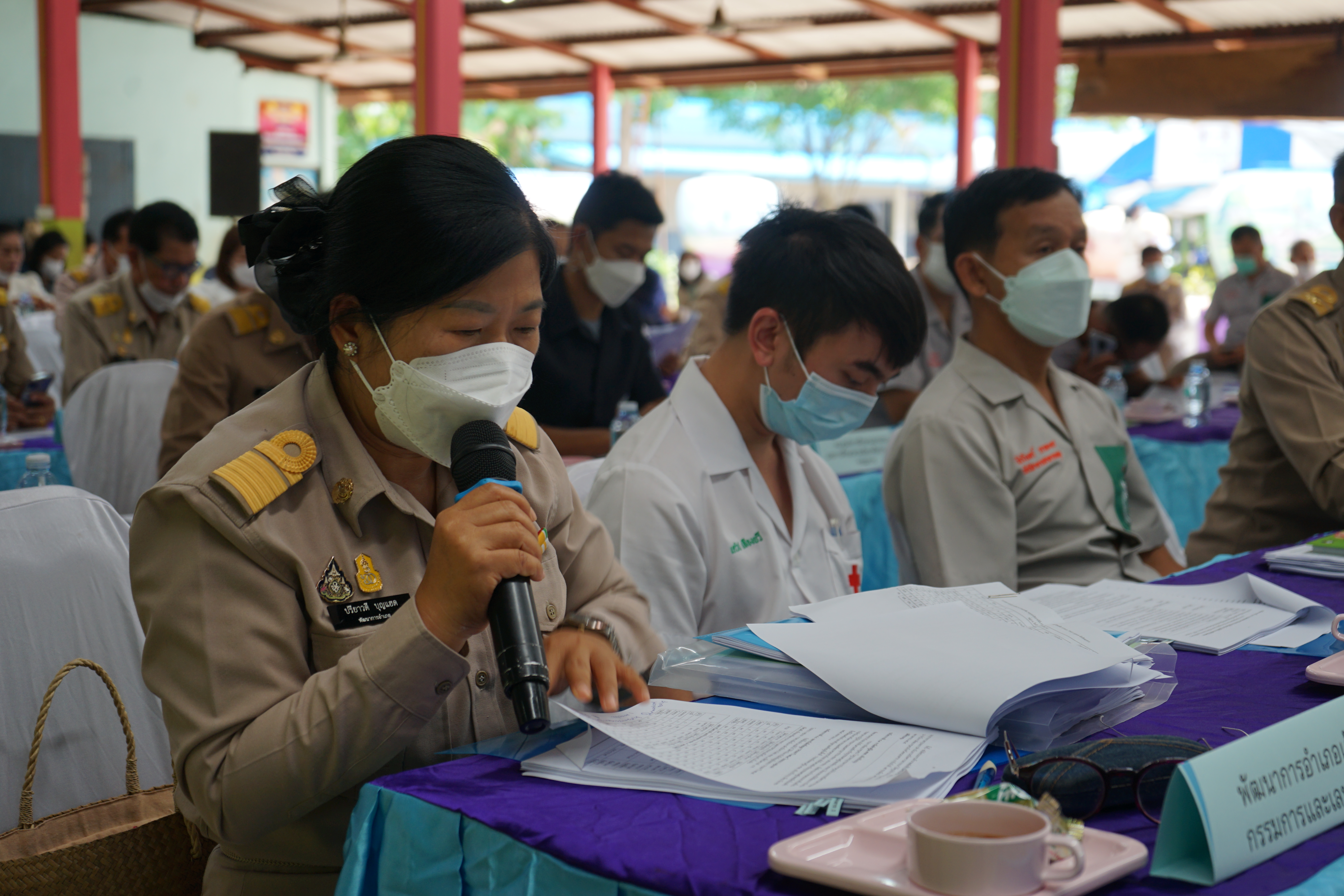 จังหวัดหนองคาย ขับเคลื่อนการขจัดความยากจนและพัฒนาคนทุกช่วงวัยอย่างยั่งยืน ตามหลักปรัชญาของเศรษฐกิจพอเพียง (ศจพ.) ในระดับพื้นที่ อำเภอเฝ้าไร่