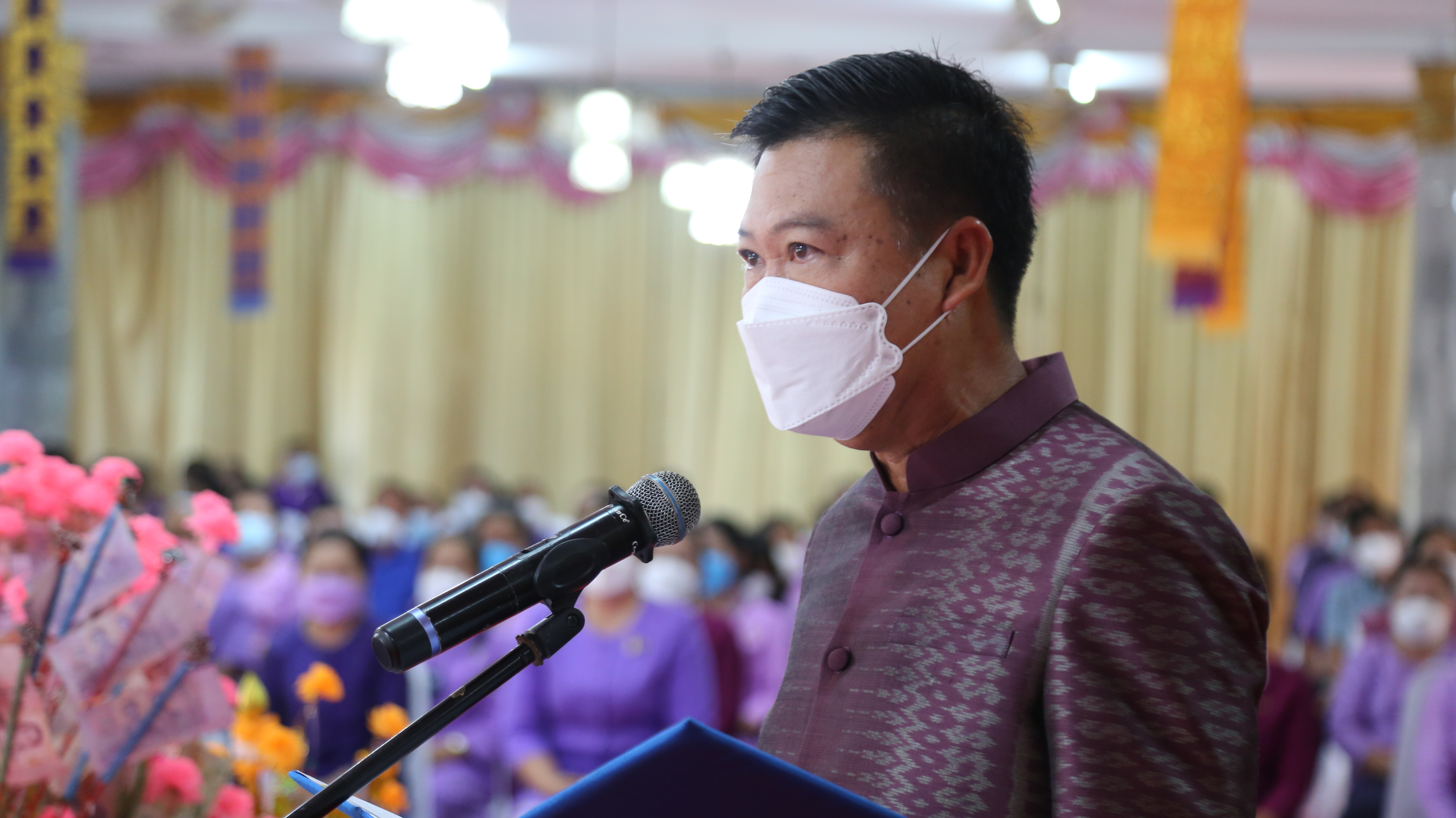 จังหวัดหนองคาย จัดพิธีทอดผ้าป่าสมทบกองทุนพัฒนาเด็กชนบท ในพระราชูปถัมภ์ สมเด็จพระเทพรัตนราชสุดาฯ สยามบรมราชกุมารี  ประจำปี 2565