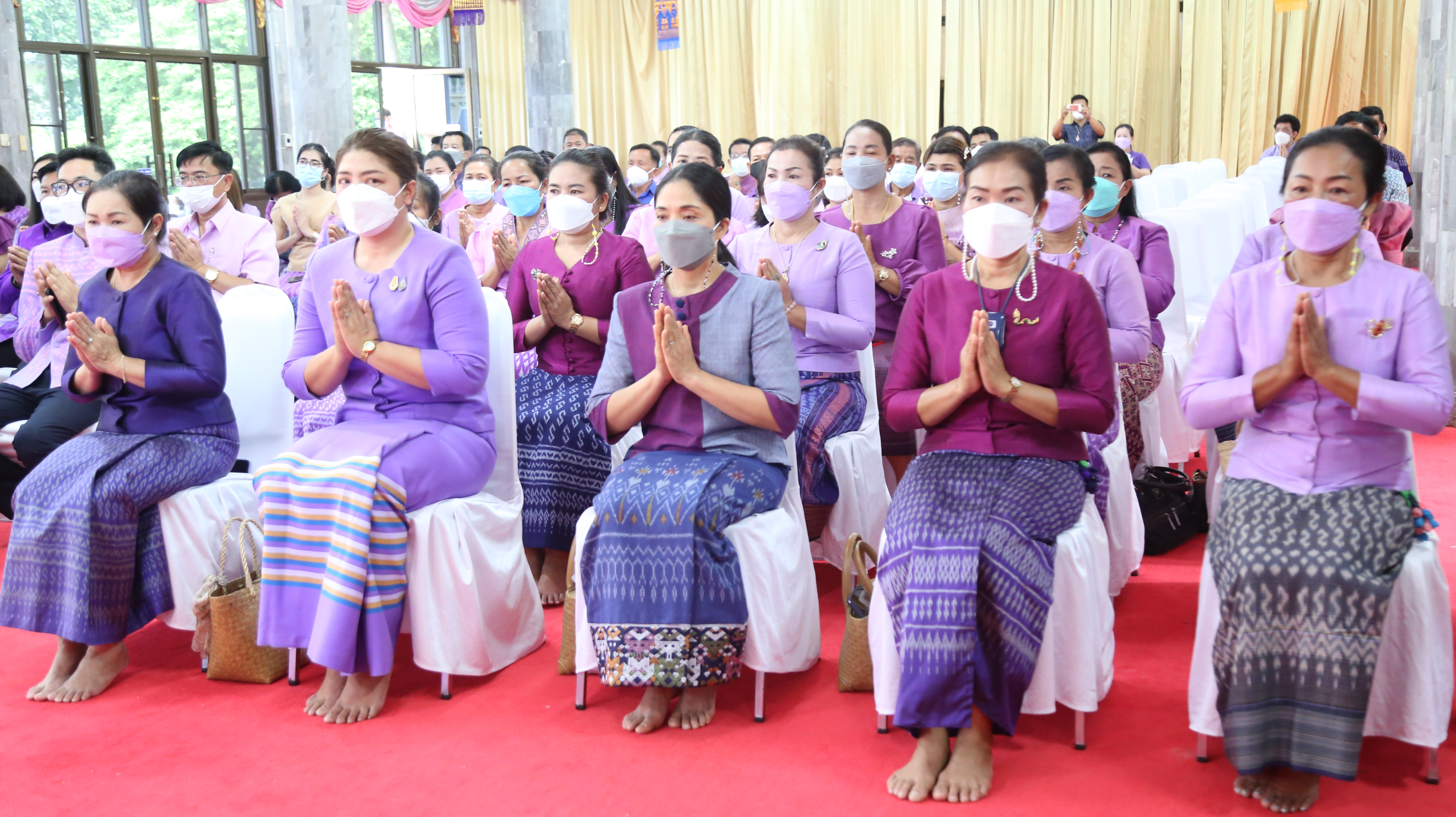 จังหวัดหนองคาย จัดพิธีทอดผ้าป่าสมทบกองทุนพัฒนาเด็กชนบท ในพระราชูปถัมภ์ สมเด็จพระเทพรัตนราชสุดาฯ สยามบรมราชกุมารี  ประจำปี 2565