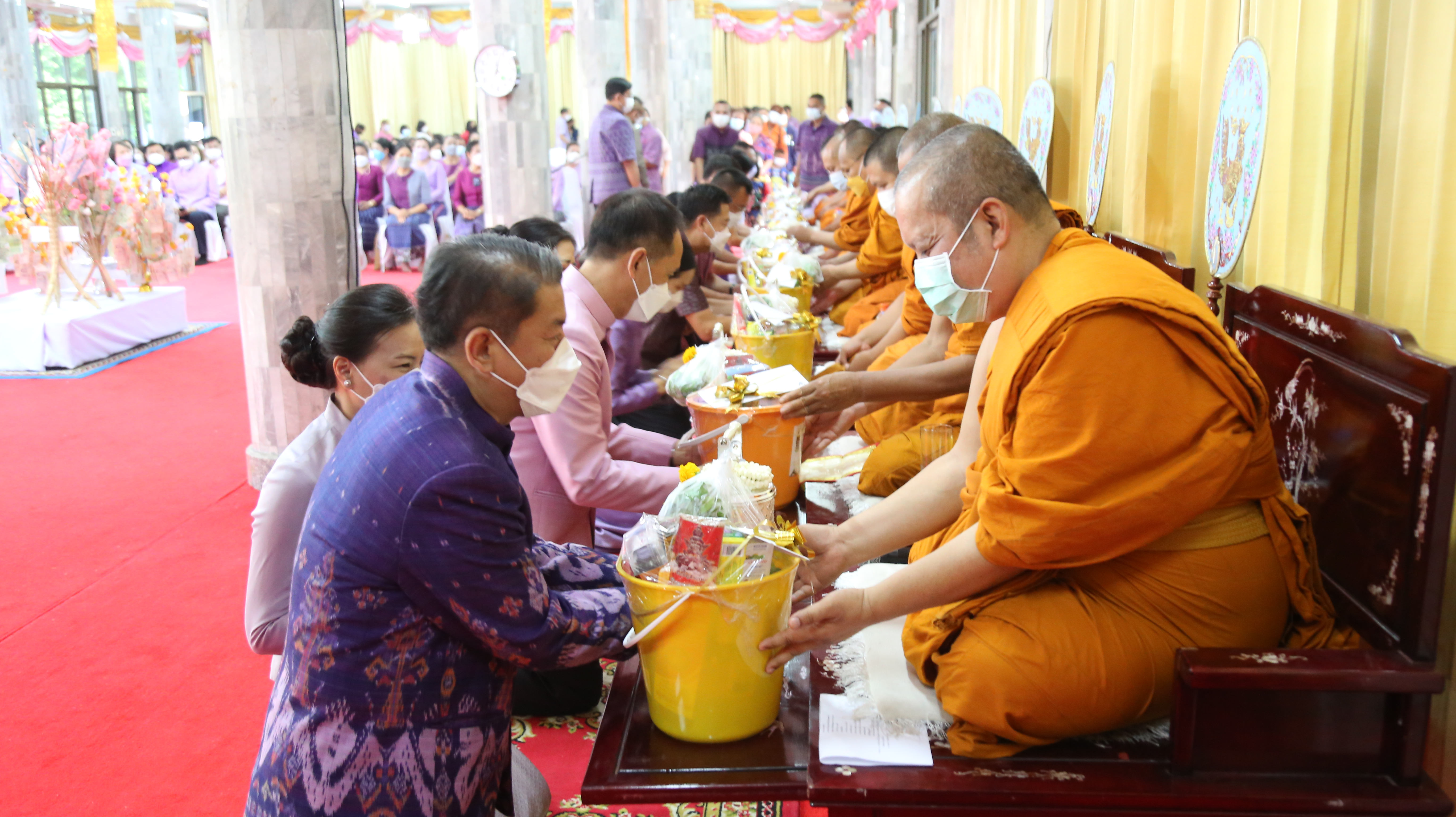 จังหวัดหนองคาย จัดพิธีทอดผ้าป่าสมทบกองทุนพัฒนาเด็กชนบท ในพระราชูปถัมภ์ สมเด็จพระเทพรัตนราชสุดาฯ สยามบรมราชกุมารี  ประจำปี 2565