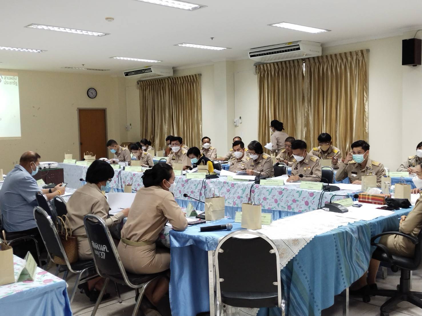 พช.หนองคาย ประชุมคณะกรรมการประสานและขับเคลื่อนนโยบายสานพลังประชารัฐประจำจังหวัด (คสป.) ครั้งที่ 2/2565