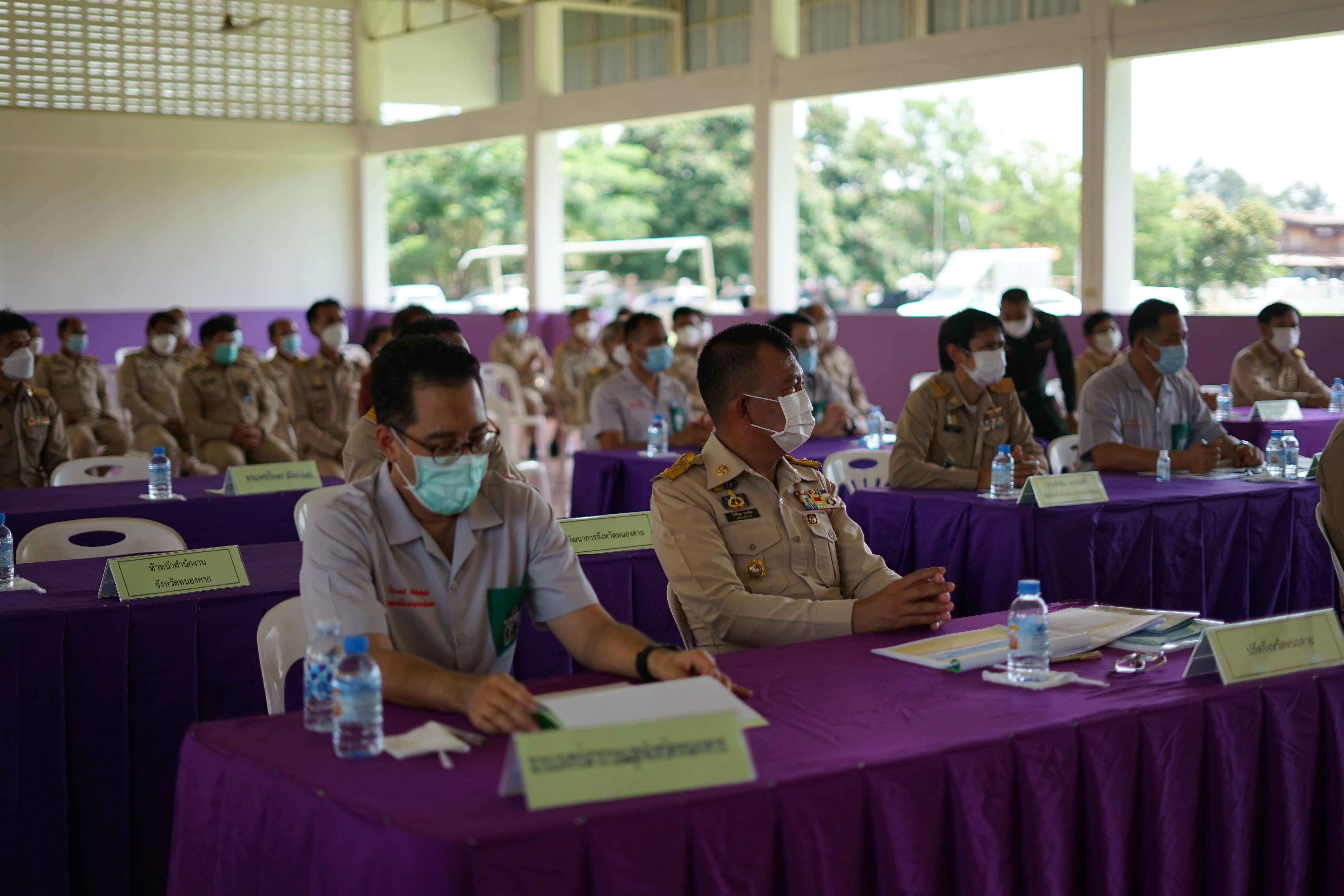พช.หนองคาย ร่วมโครงการบริการจังหวัดเคลื่อนที่แบบบูรณาการ และหน่วยบำบัดทุกข์ บำรุงสุข จังหวัดหนองคาย