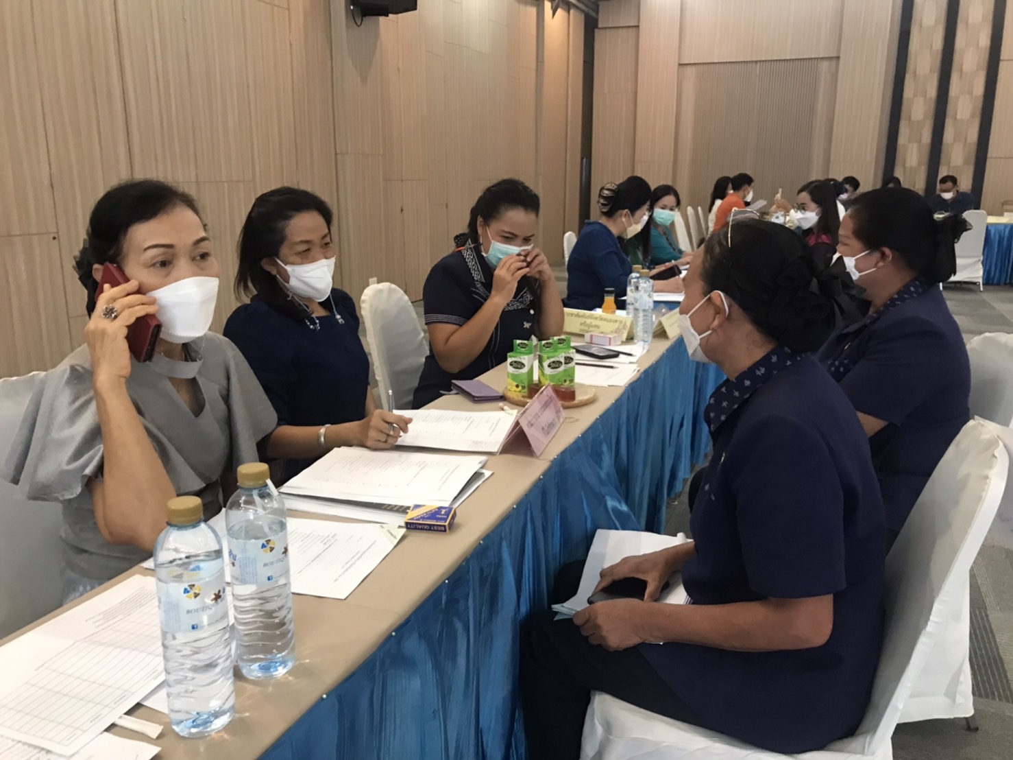 พช.หนองคาย ดำเนินโครงการคัดสรรสุดยอด หนึ่งตำบล หนึ่งผลิตภัณฑ์ไทย ประจำปี 2565 กิจกรรมการพิจารณา ตรวจสอบ กลั่นกรองและให้คะแนนผลิตภัณฑ์ในระดับจังหวัด