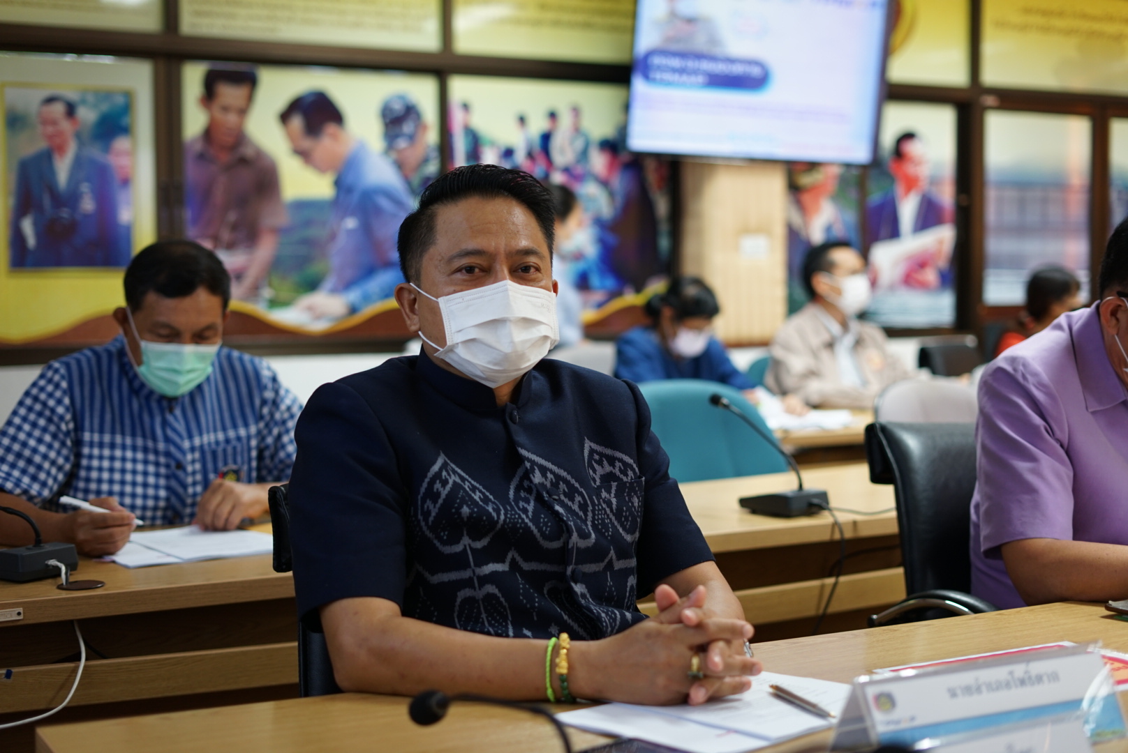 จังหวัดหนองคาย ประชุมคณะกรรมการบริหารศูนย์อำนวยการขจัดความยากจนและพัฒนาคนทุกช่วงวัยอย่างยั่งยืนตามหลักปรัชญ่ของเศรษฐกิจพอเพียงจังหวัดหนองคาย (คจพ.จ.) ครั้งที่ 3/2565