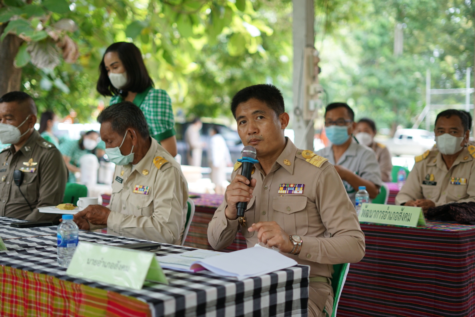 ผู้ว่าราชการจังหวัดหนองคาย เป็นประธานการประชุม ศจพ. ในระดับพื้นที่ อำเภอสังคม