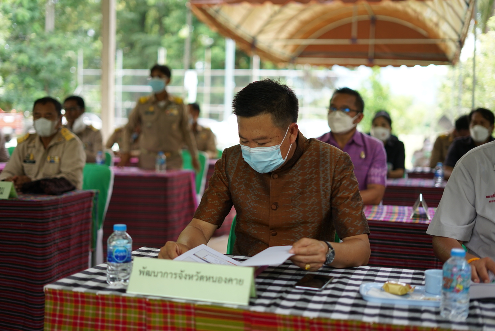 ผู้ว่าราชการจังหวัดหนองคาย เป็นประธานการประชุม ศจพ. ในระดับพื้นที่ อำเภอสังคม