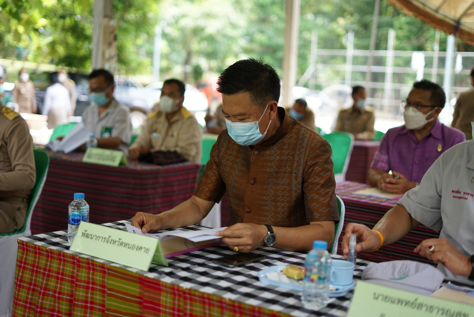ผู้ว่าราชการจังหวัดหนองคาย เป็นประธานการประชุม ศจพ. ในระดับพื้นที่ อำเภอสังคม