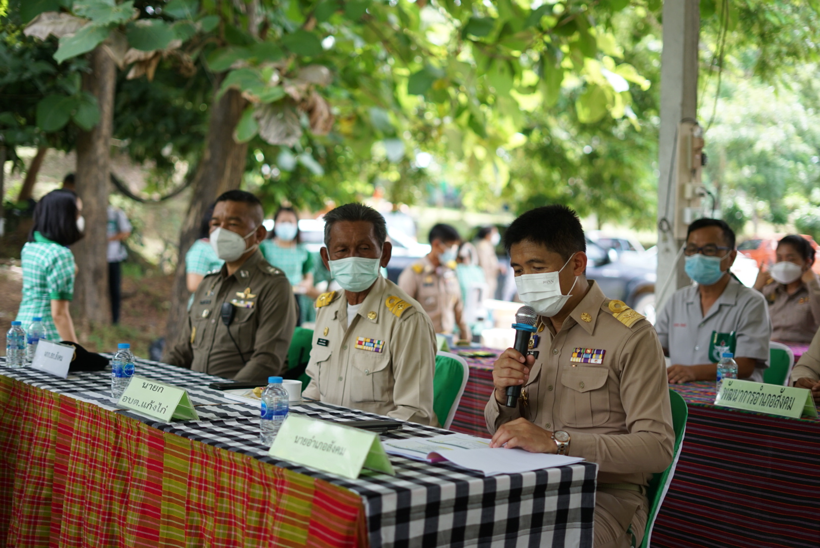 ผู้ว่าราชการจังหวัดหนองคาย เป็นประธานการประชุม ศจพ. ในระดับพื้นที่ อำเภอสังคม