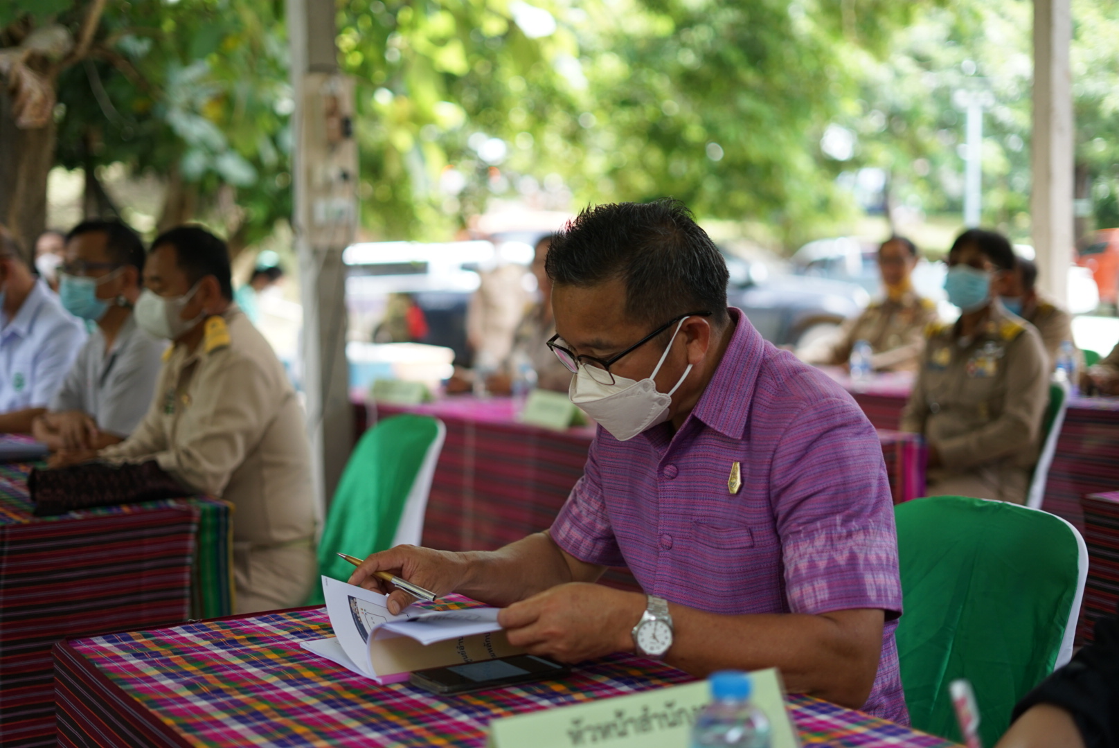 ผู้ว่าราชการจังหวัดหนองคาย เป็นประธานการประชุม ศจพ. ในระดับพื้นที่ อำเภอสังคม
