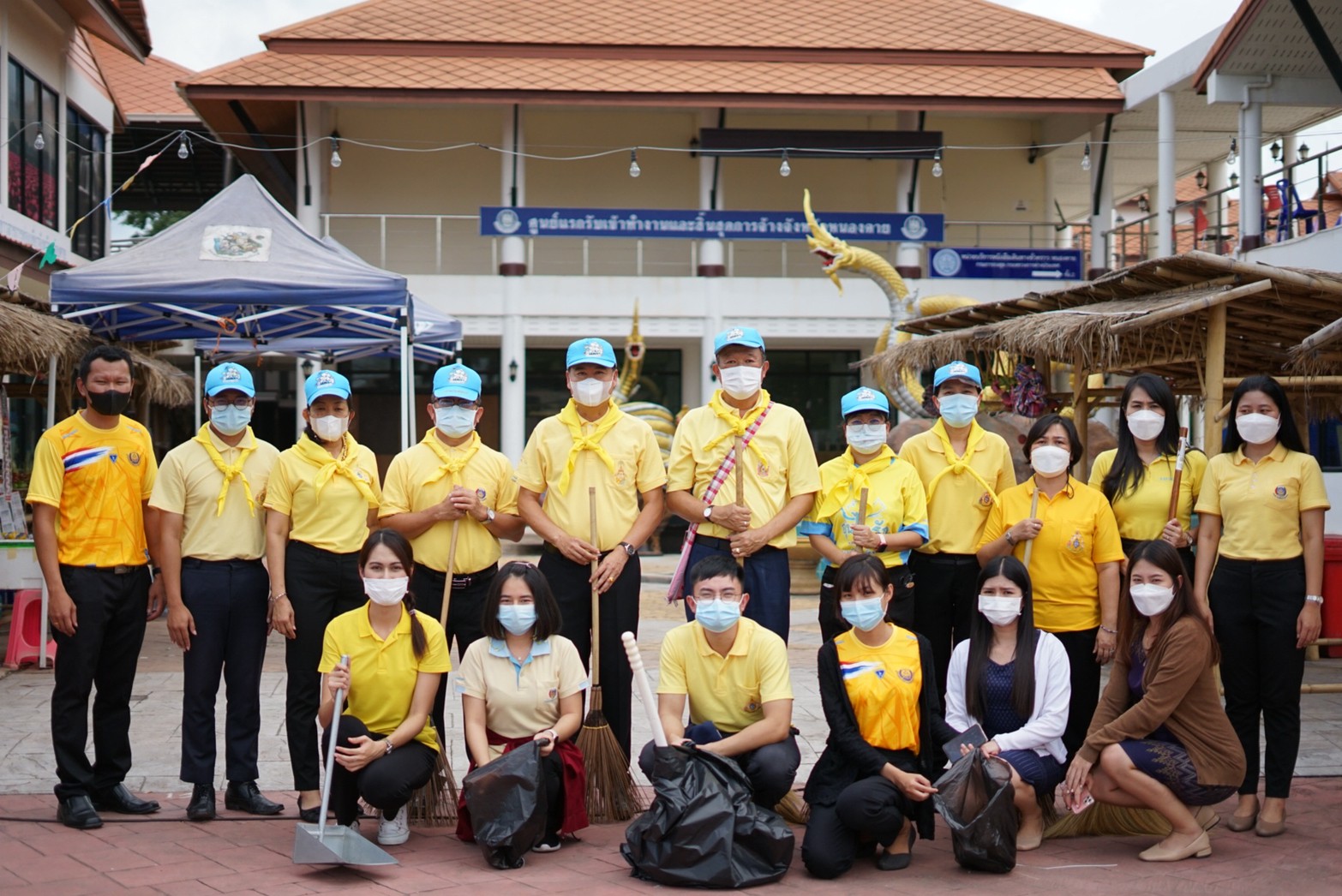 พช.หนองคาย จัดกิจกรรมจิตอาสาพัฒนาเนื่องในโอกาสวันอานันทมหิดล 9 มิถุนายน 2565