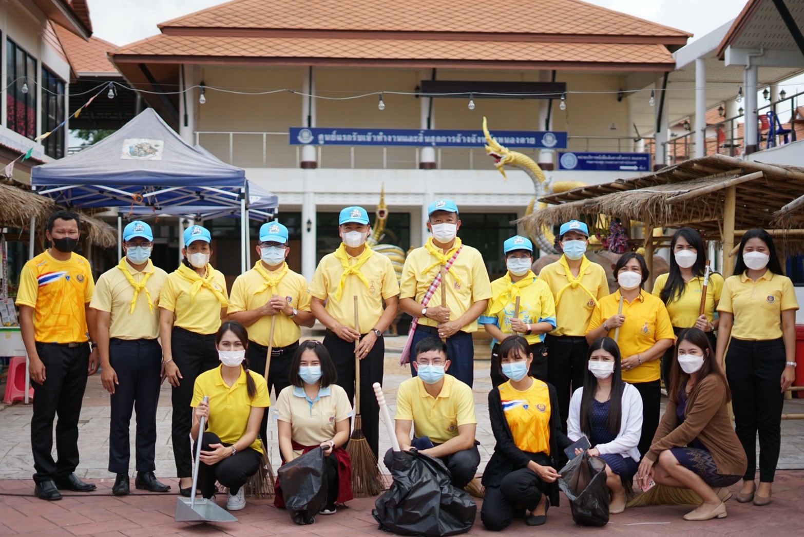 พช.หนองคาย จัดกิจกรรมจิตอาสาพัฒนาเนื่องในโอกาสวันอานันทมหิดล 9 มิถุนายน 2565