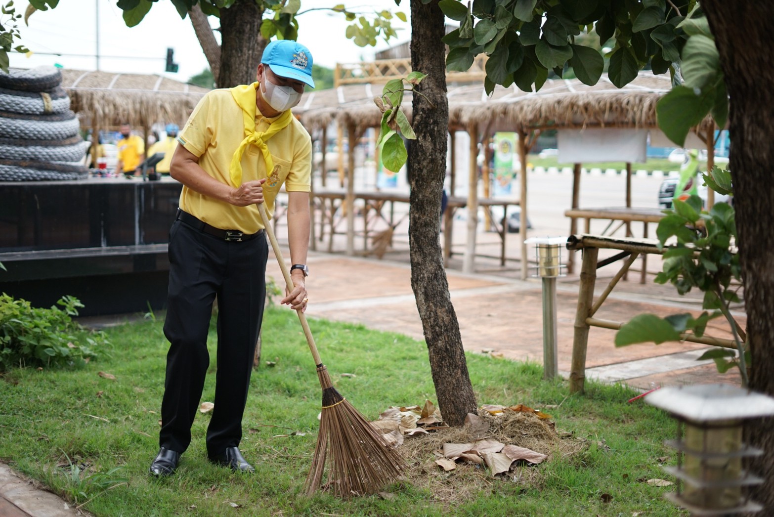 พช.หนองคาย จัดกิจกรรมจิตอาสาพัฒนาเนื่องในโอกาสวันอานันทมหิดล 9 มิถุนายน 2565