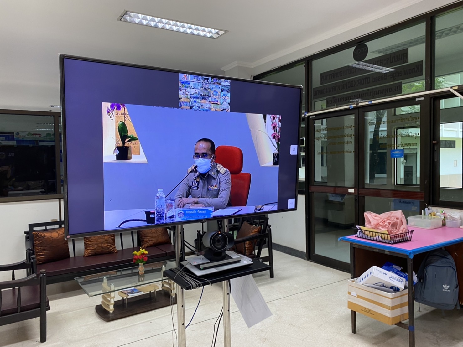 พช.หนองคาย ร่วมประชุมเพื่อขับเคลื่อนนโยบายการพัฒนากองทุนชุมชน ปีงบประมาณ 2565