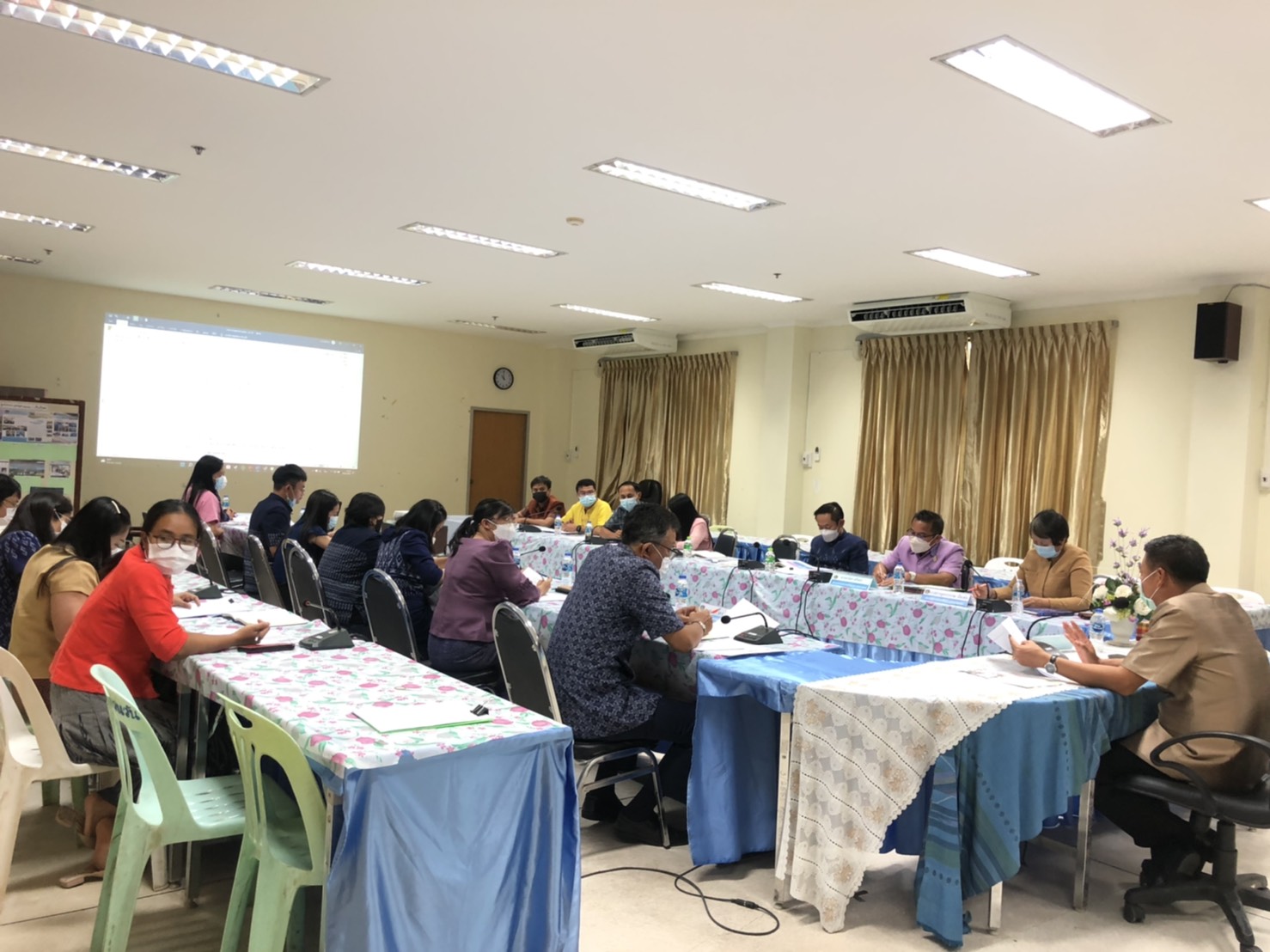 พช.หนองคาย ประชุมประสานแผนการปฏิบัติราชการสำนักงานพัฒนาชุมชนจังหวัดหนองคาย ครั้งที่ 3/2565