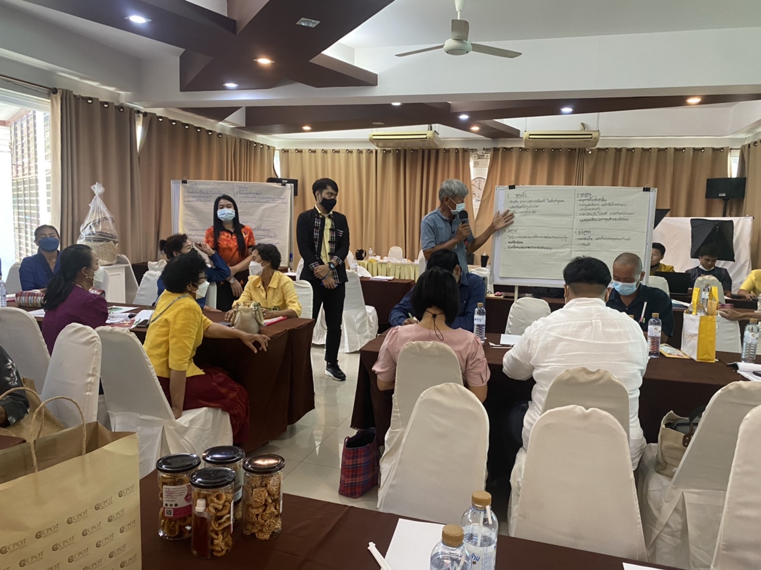 จังหวัดหนองคาย ดำเนินโครงการตามแผนปฏิบัติราชการประจำปีงบประมาณ พ.ศ.2565 ของจังหวัดหนองคายภายใต้โครงการเสริมสร้างพัฒนาและยกระดับผลิตภัณฑ์ สินค้าและบริการของจังหวัดหนองคาย