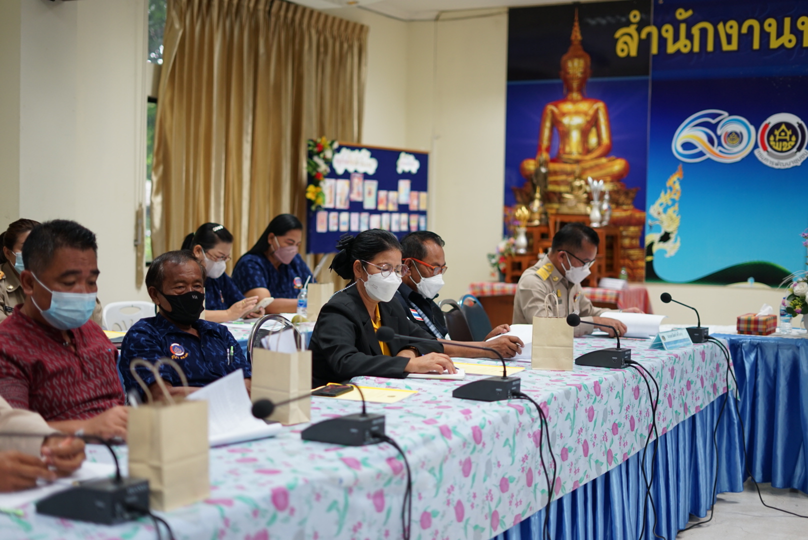 พช.หนองคาย จัดโครงการคนหนองคาย ขจัดความยากจน พัฒนาคนทุกช่วงวัย ครัวเรือน TPMAP  กิจกรรม จัดประชุมสร้างความเข้าใจแก่ทีมปฏิบัติการฯ  (ระดับตำบล)