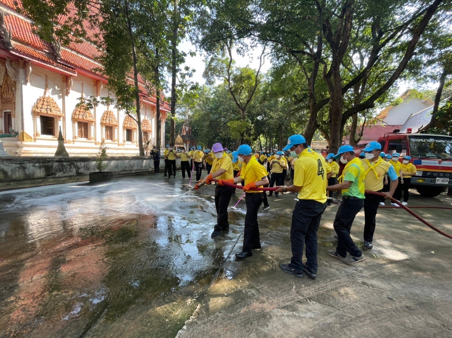 พช.หนองคาย ร่วมกิจกรรมจิตอาสาพัฒนา เนื่องในวันเฉลิมพระชนมพรรษาสมเด็จพระเจ้าอยู่หัว 28 กรกฎาคม 2565 กิจกรรมพัฒนาสิ่งแวดล้อมและบำเพ็ญสาธารณประโยชน์