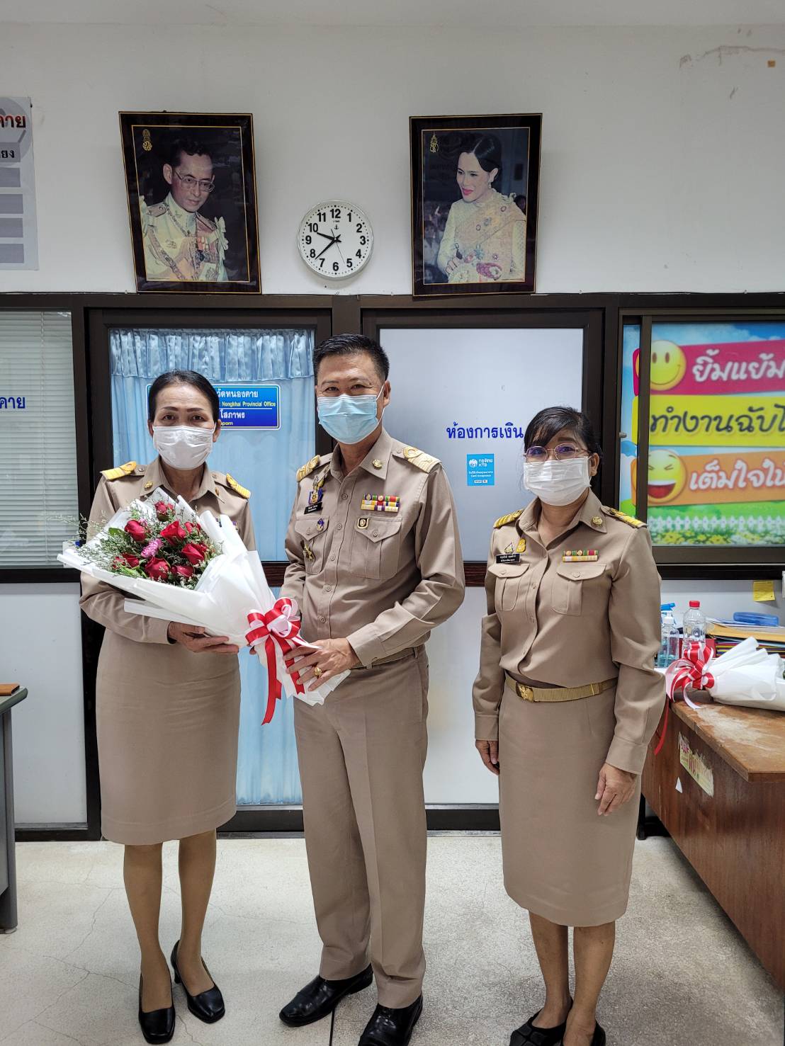 พจ.หนองคาย ต้อนรับข้าราชการที่ย้ายมาดำรงตำแหน่งใหม่ ณ สำนักงานพัฒนาชุมชจังหวัดหนองคาย