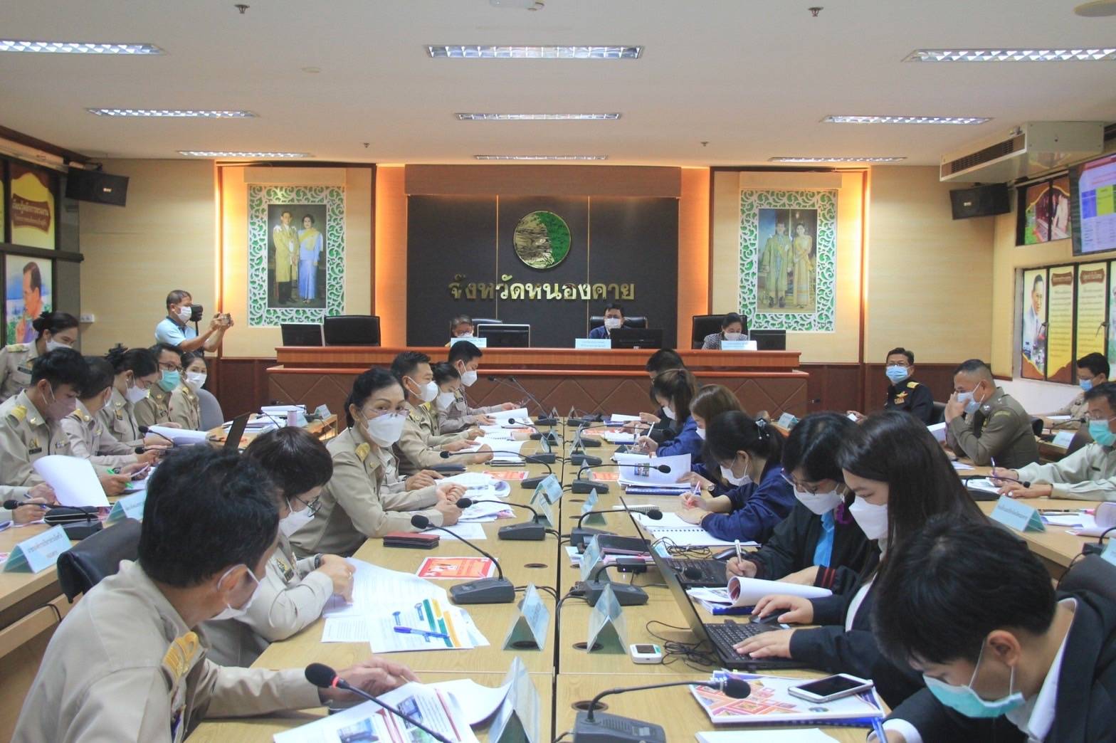 พช.หนองคาย ร่วมประชุมกำกับและติดตามการปฏิบัติราชการในภูมิภาค พื้นที่เขตตรวจราชการที่ 10 ของคณะทำงานรองนายกรัฐมนตรี (นายสุพัฒนพงษ์ พันธ์มีเชาว์) ณ จังหวัดหนองคาย